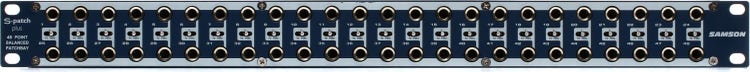 Samson S-Patch Plus 48-point Balanced Patchbay
