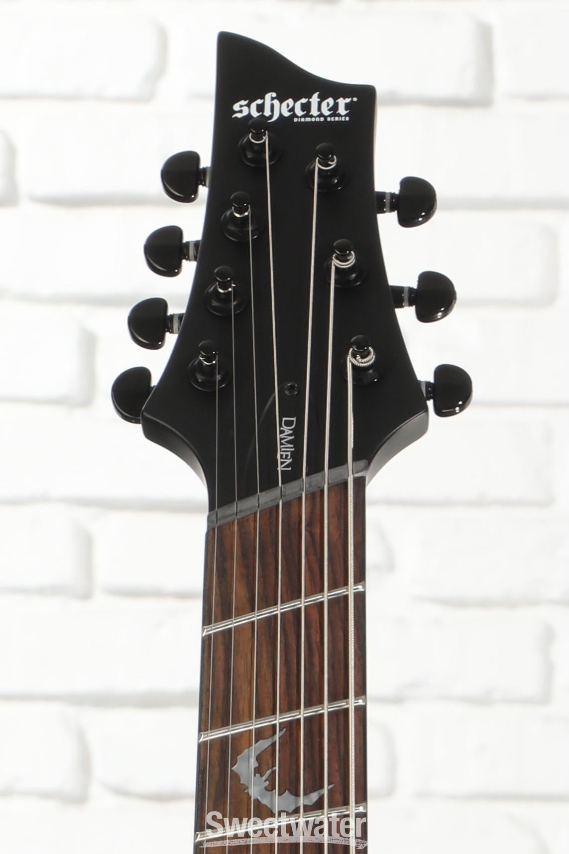 Schecter Damien-7 Multiscale Left-handed 7-string Electric Guitar