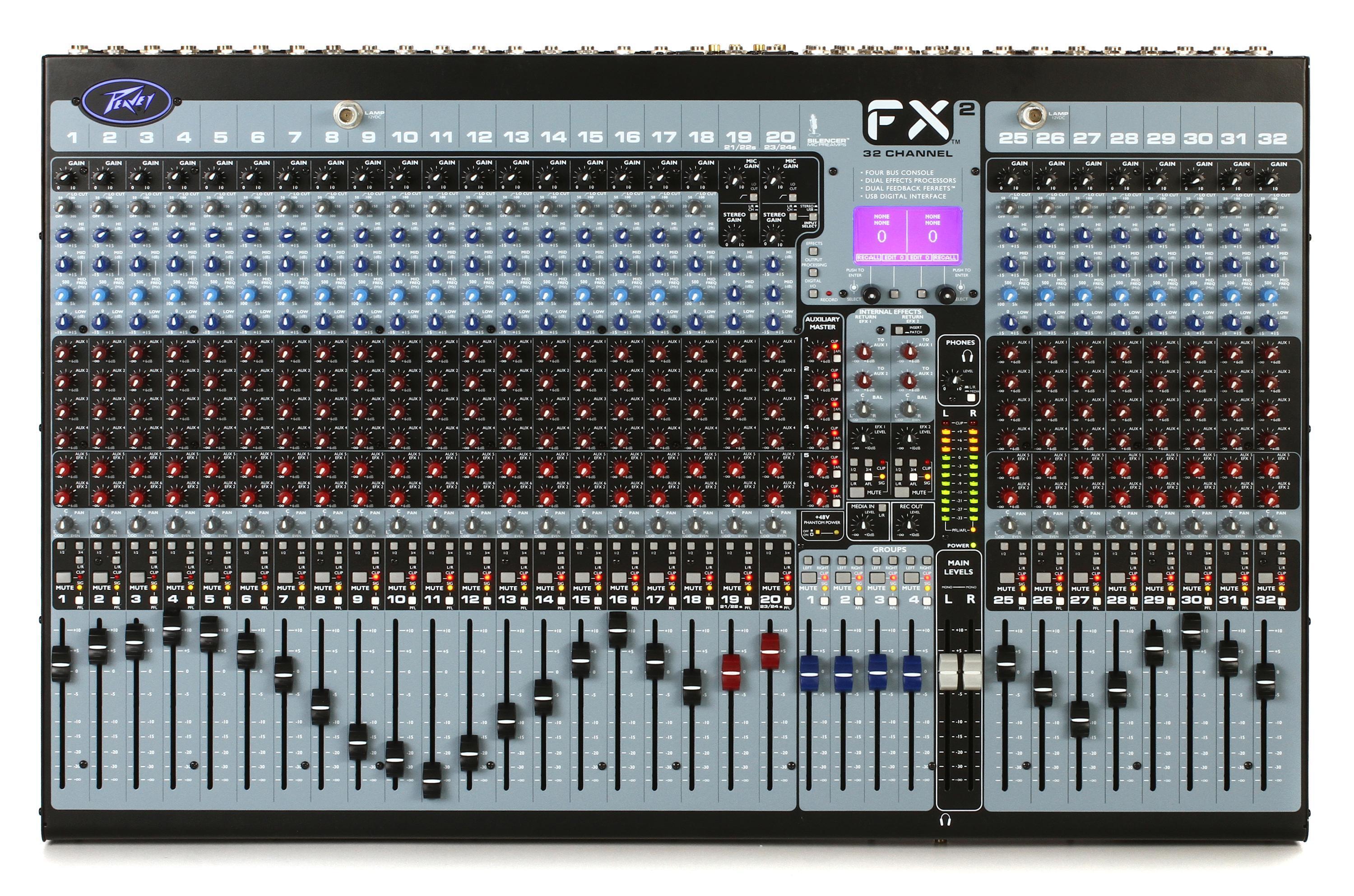 Peavey 32FX II Mixer with USB and Effects | Sweetwater