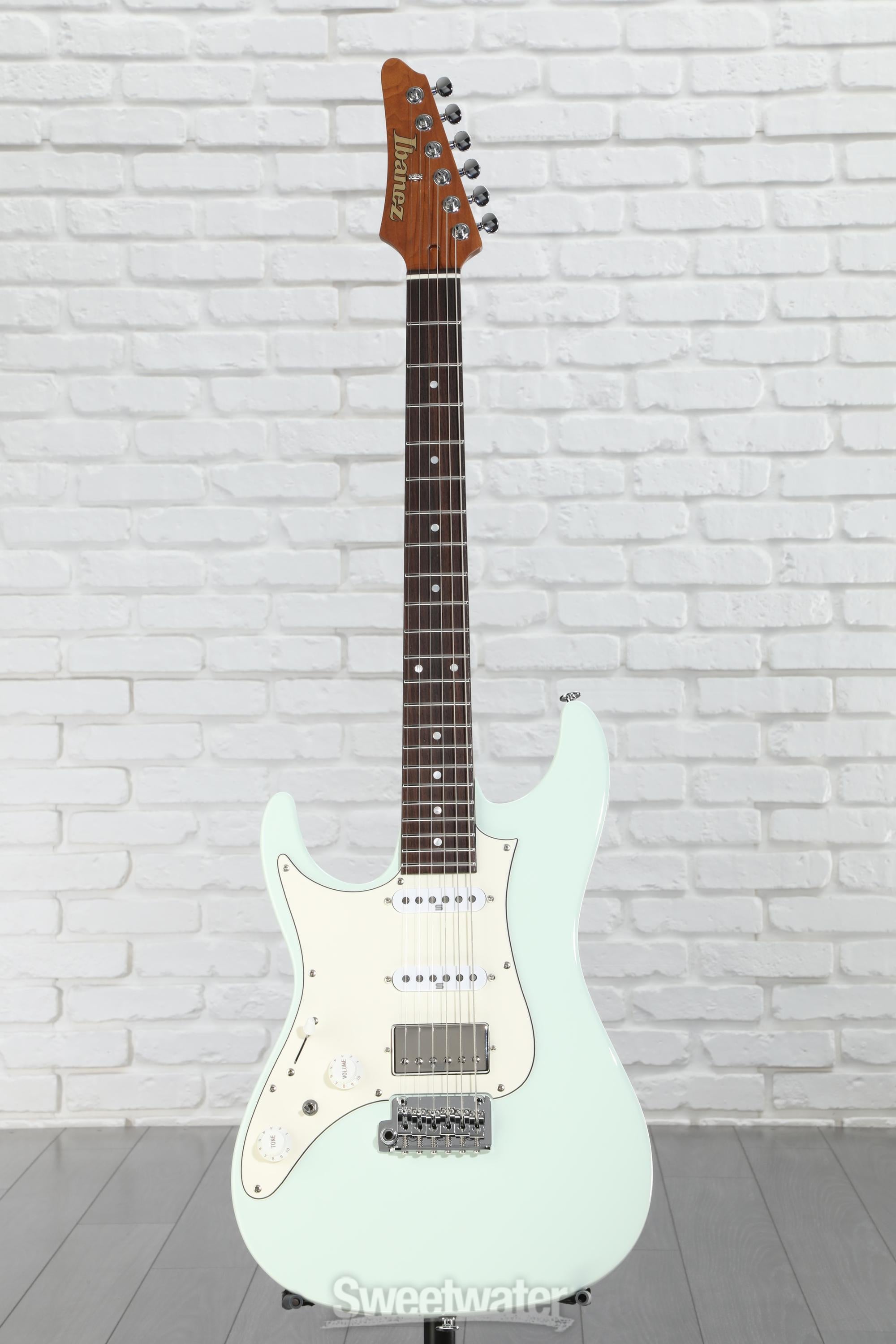 Ibanez Prestige AZ2204NW Left-handed Electric Guitar - Mint Green