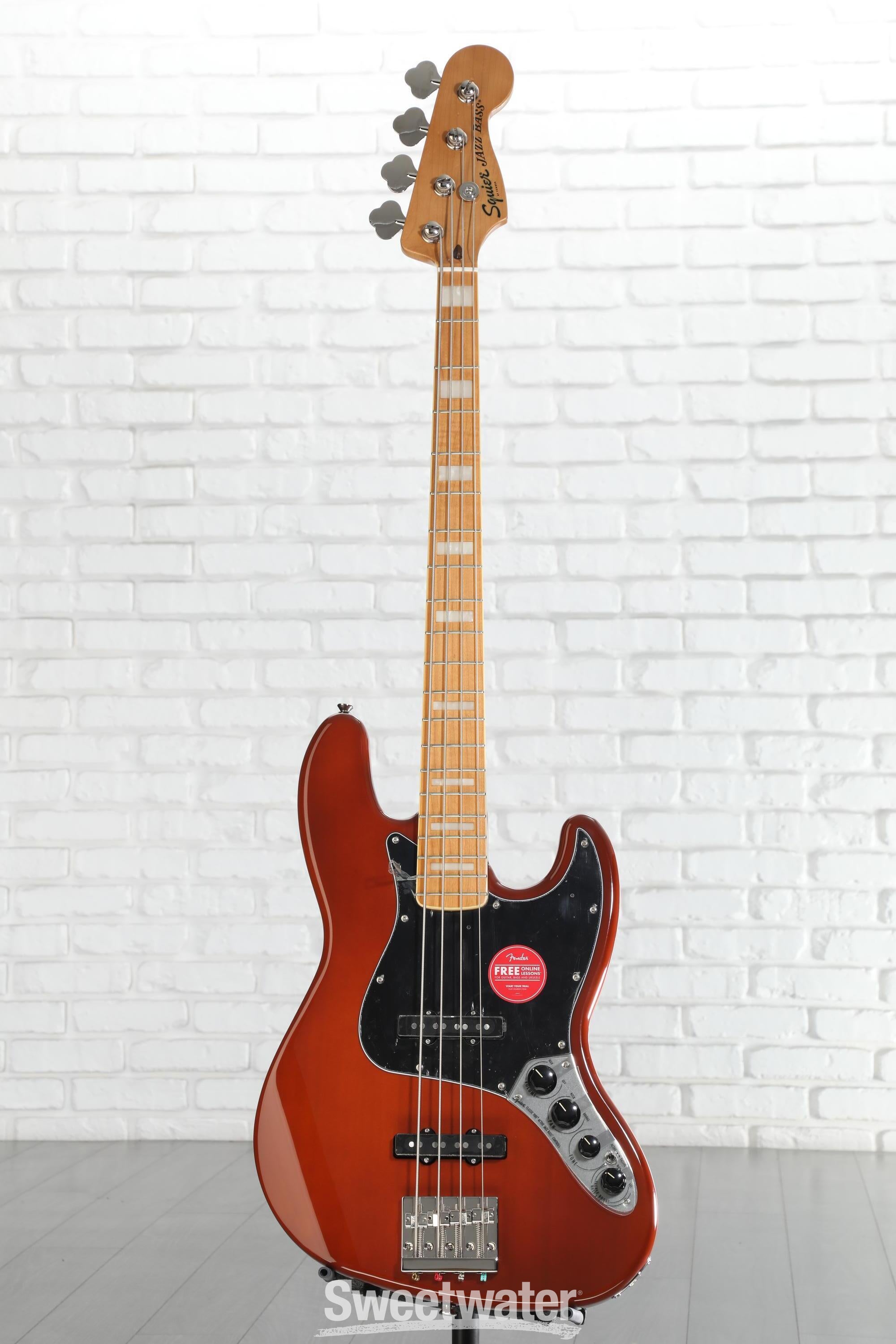 Squier Classic Vibe Active '70s Jazz Bass - Mocha | Sweetwater