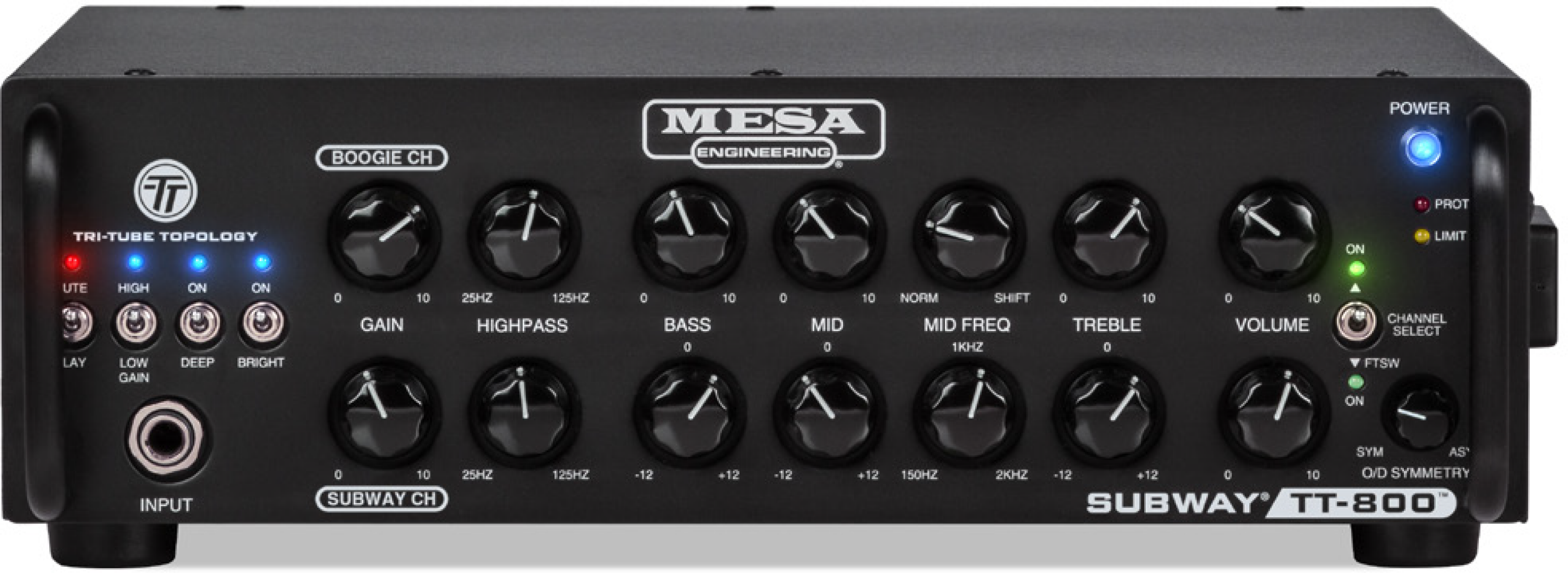 Mesa/Boogie Subway TT-800 Lightweight 800-watt Bass Head - Black