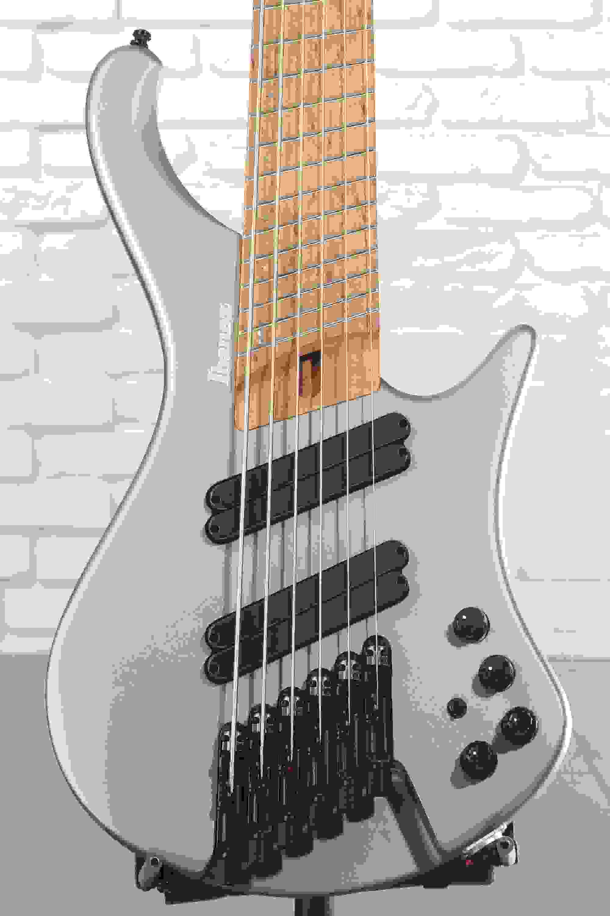 Ibanez Bass Workshop EHB1006MS 6-string Bass Guitar - Metallic Gray Matte