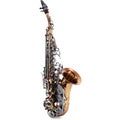 Photo of Growling Sax Origin Gen 3 Soprano Saxophone - Curved - Brown Gold & Black Nickel