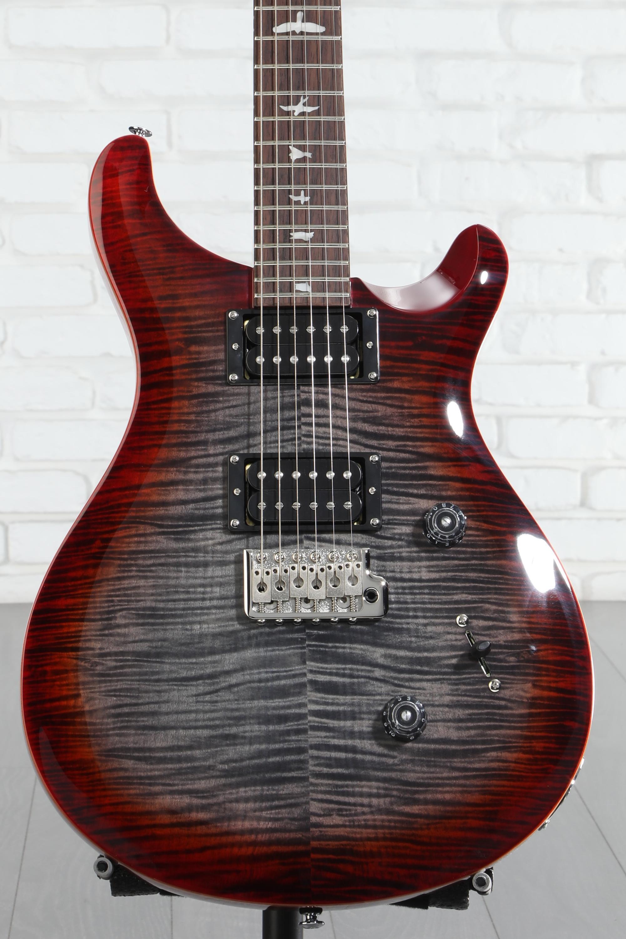 PRS SE Custom 24 Electric Guitar - Charcoal Cherry Burst