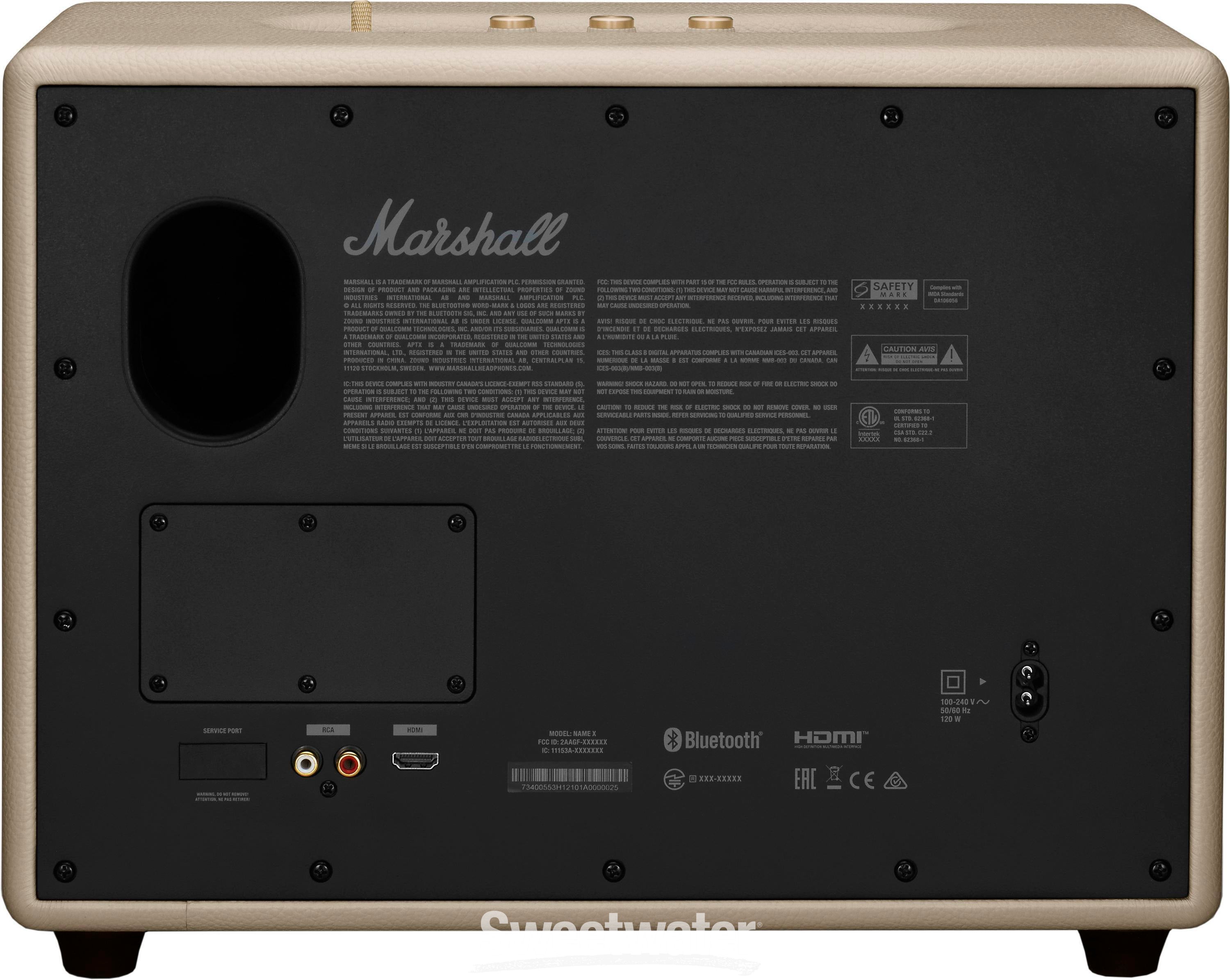 スピーカー・ウーファー Marshall WOBURN III Cream Woburn III Bluetooth speaker powerful sound & classic design