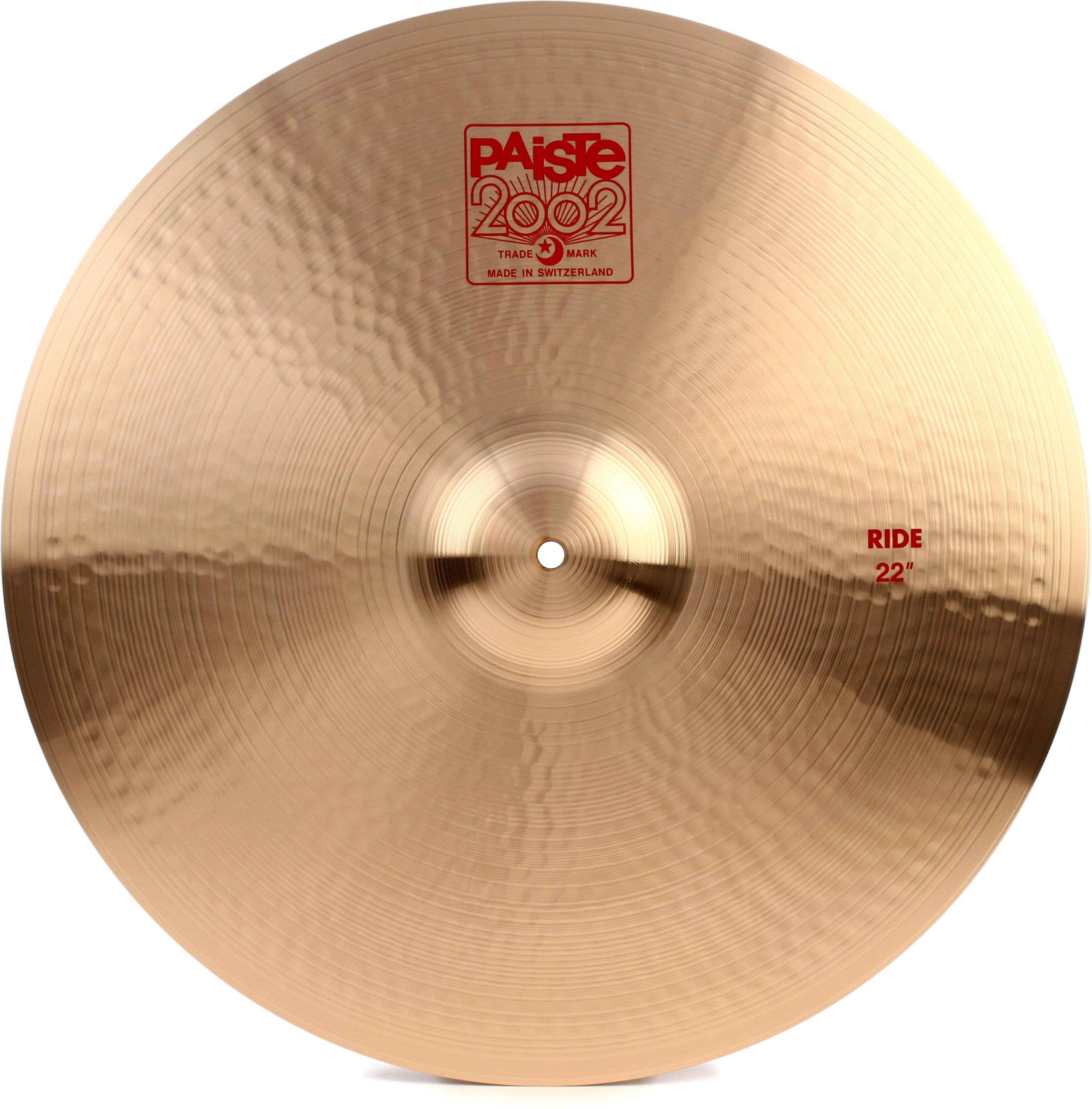 Paiste 2002 Ride Cymbal - 22-inch | Sweetwater