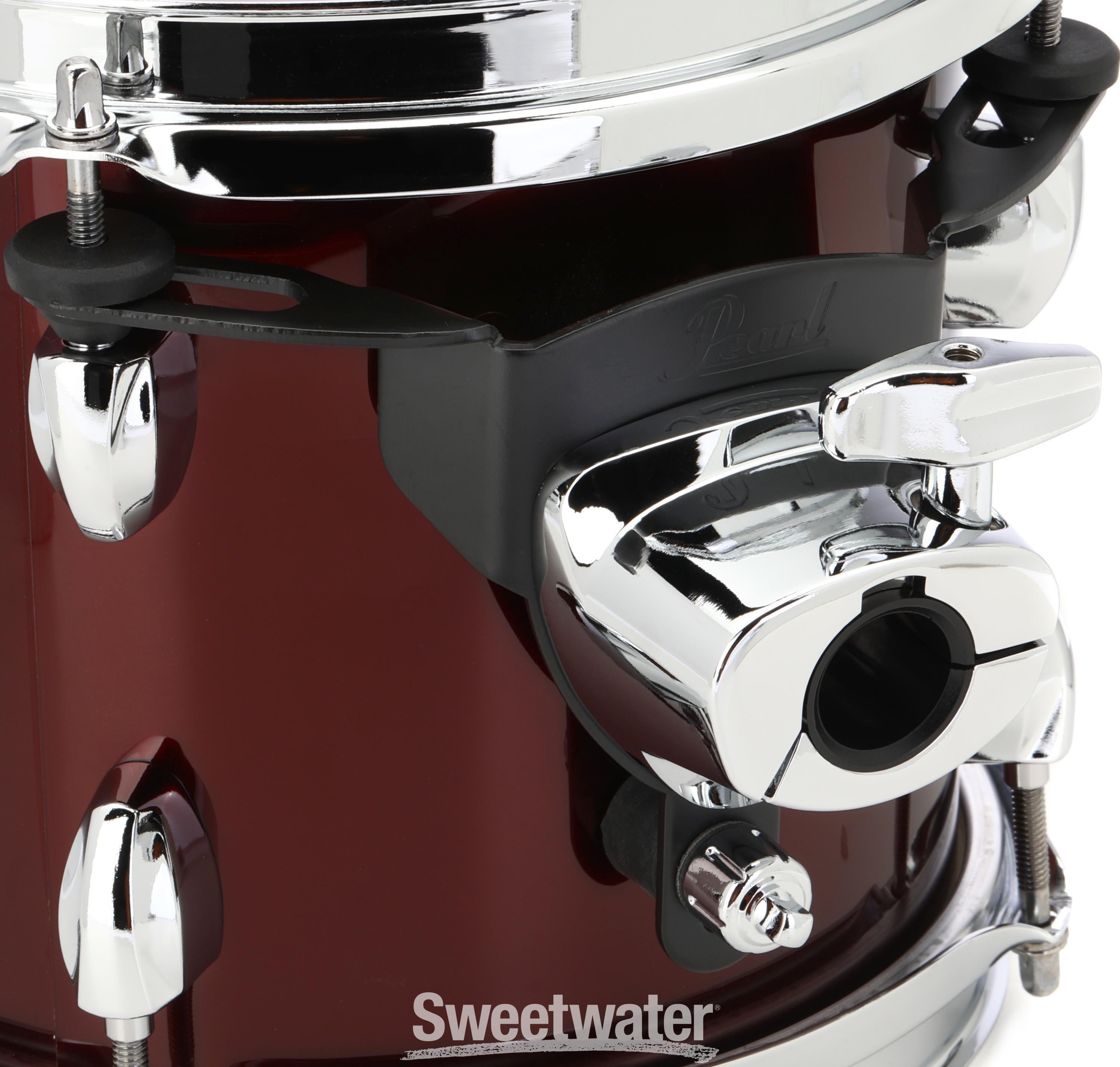 TIN TOM Pearl Export EXX Mounted Tom Add-on Pack - 7 x 8 inch - Burgundy