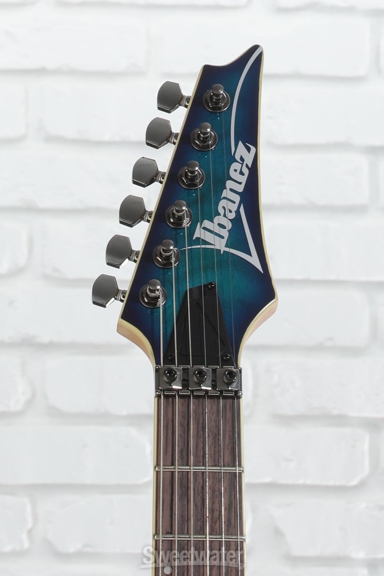 Ibanez S670QM Electric Guitar - Sapphire Blue