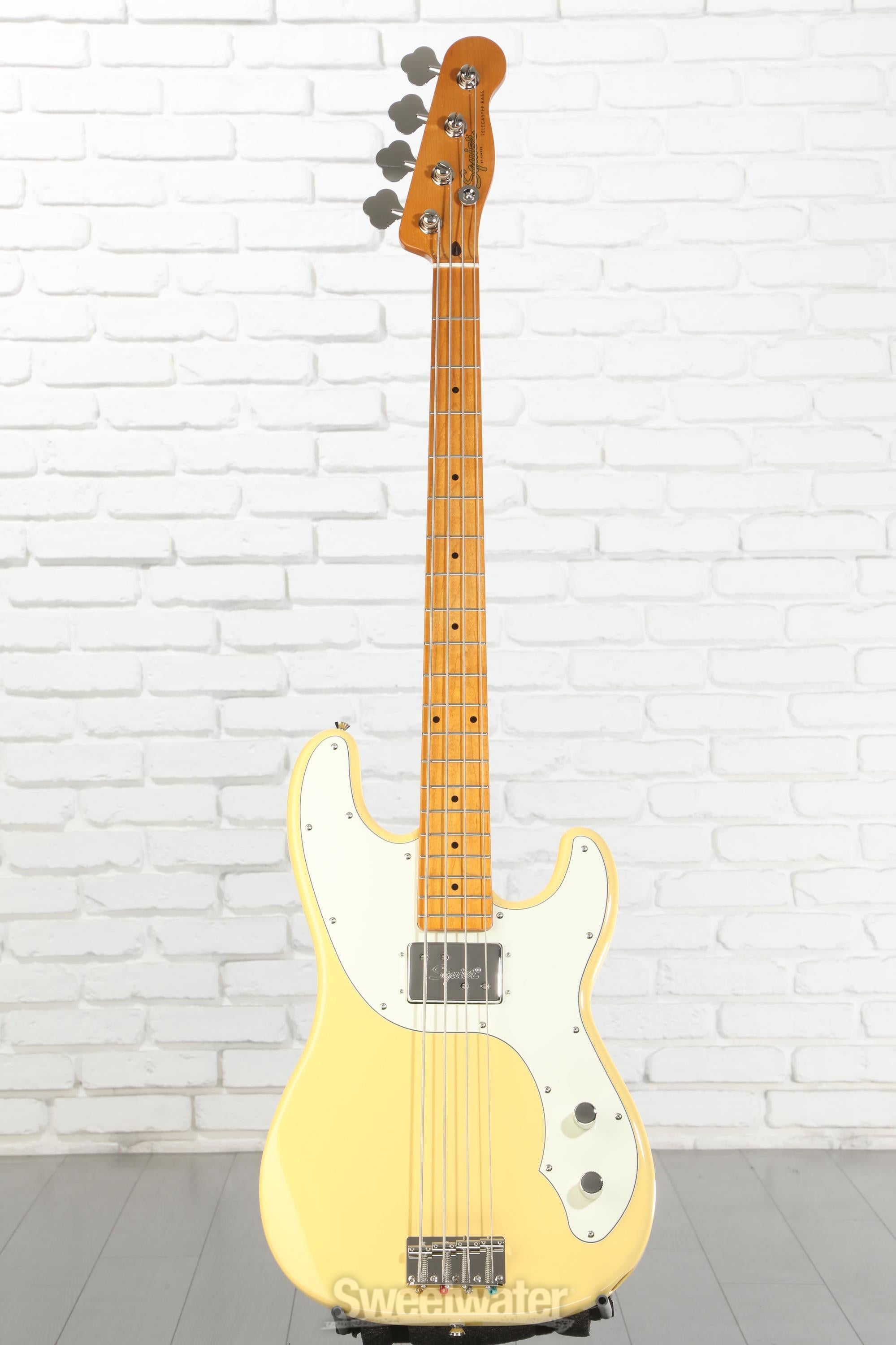 Squier Classic Vibe Telecaster Bass - Vintage White | Sweetwater