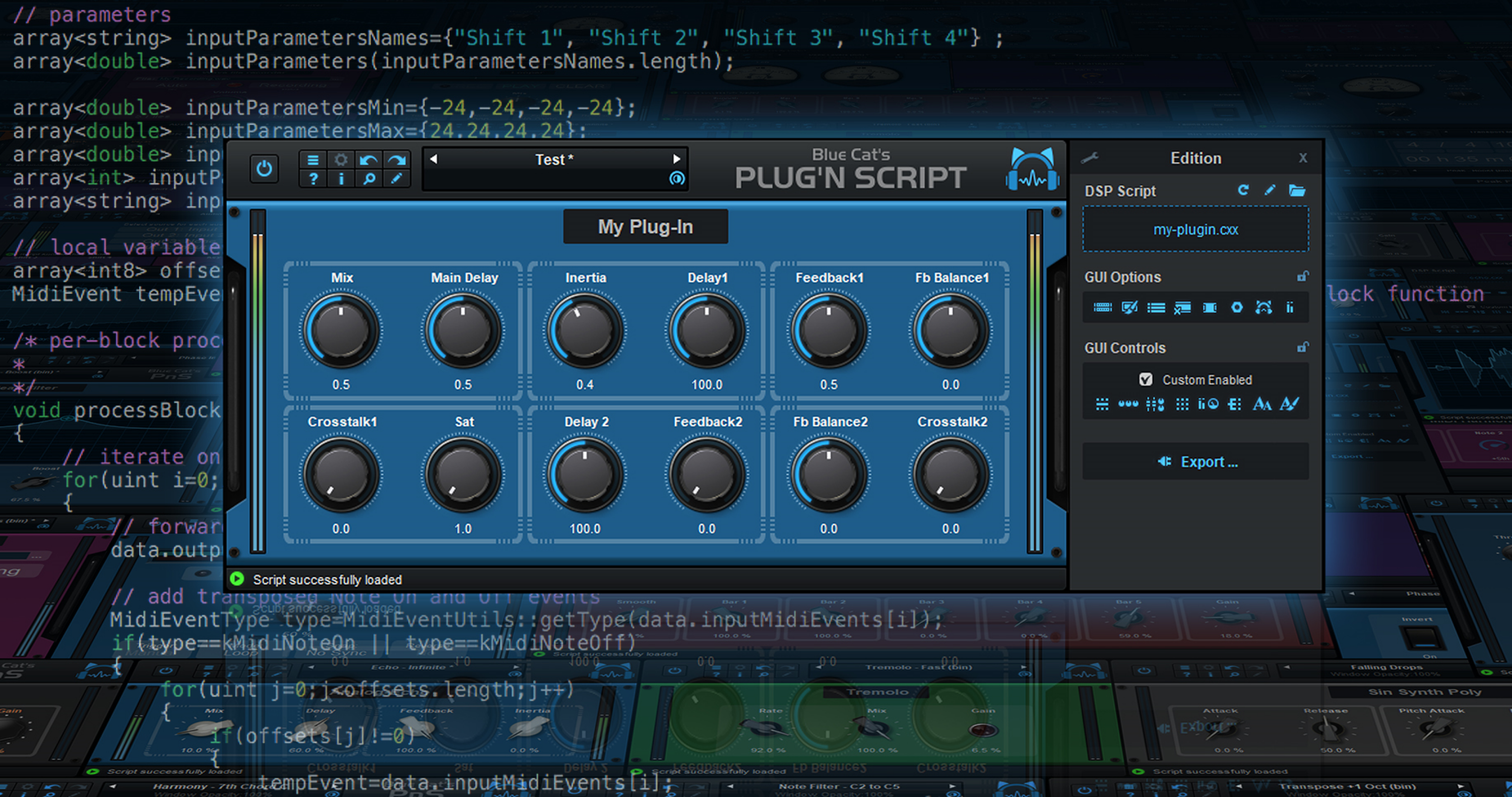 Blue Cat Audio Plug'n Script Plug-in