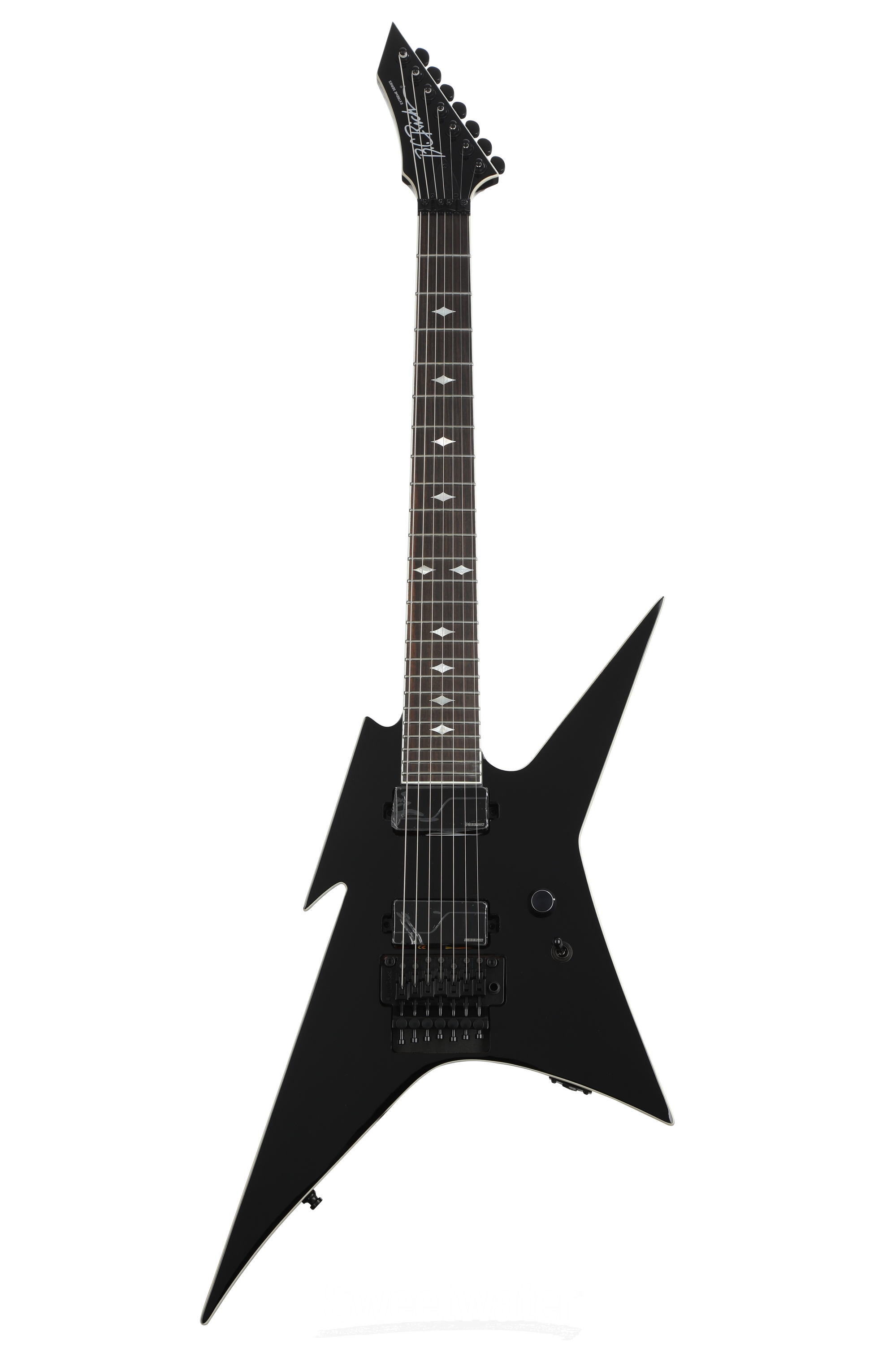 B.C. Rich Ironbird Extreme MK2-7 Electric Guitar with Floyd Rose - Black |  Sweetwater