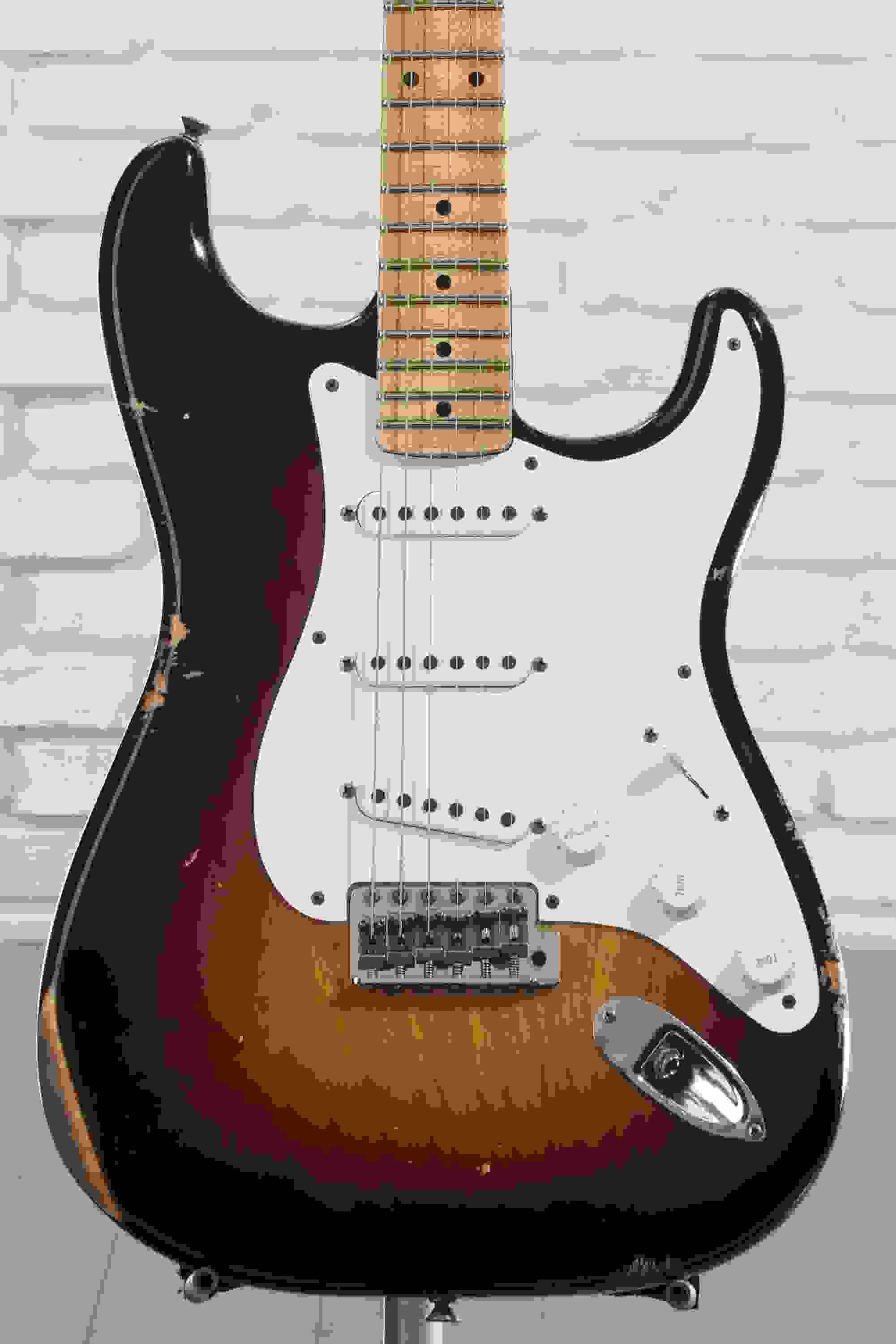Fender Custom Shop LTD 70th Anniversary '54 Stratocaster Electric Guitar - 2-tone Sunburst, Relic