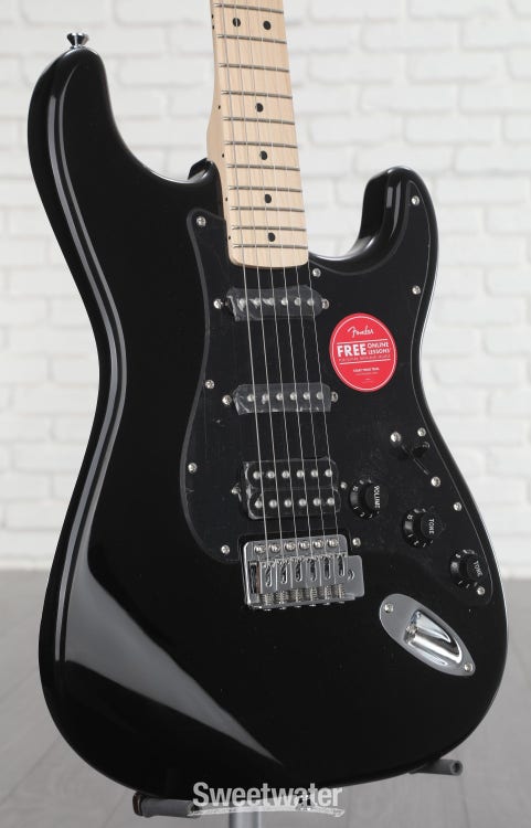 Squier Sonic Stratocaster HSS Electric Guitar - Black