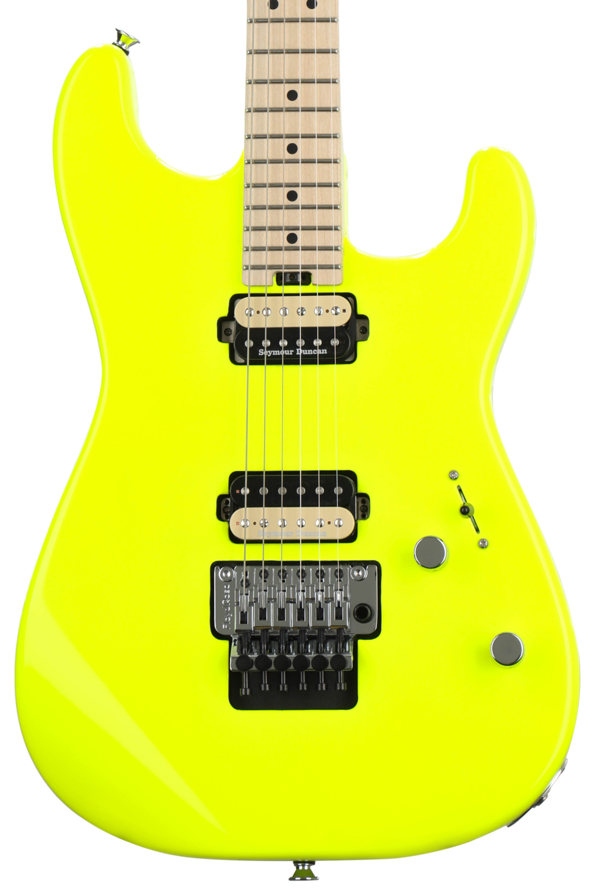 Charvel Pro-Mod San Dimas Style 1 HH Floyd Rose - Neon Yellow
