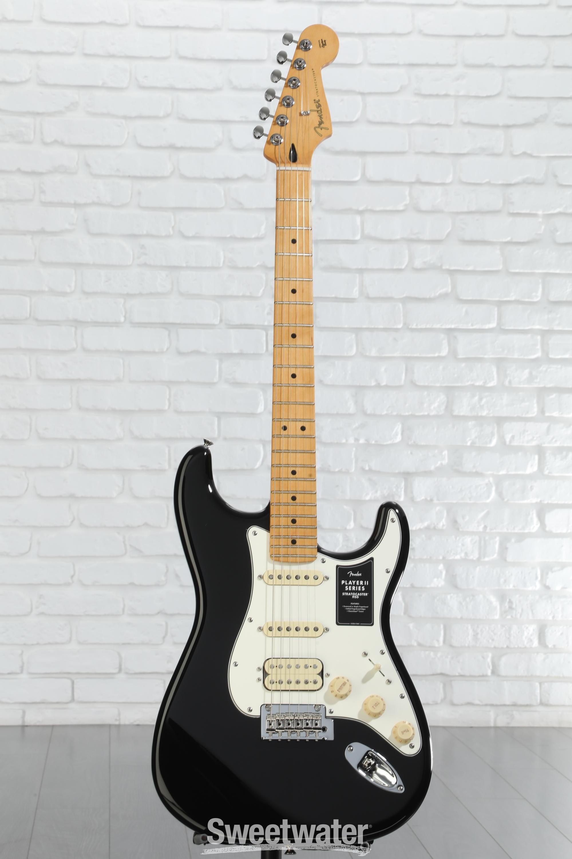 Fender Player II Stratocaster HSS Electric Guitar - Black