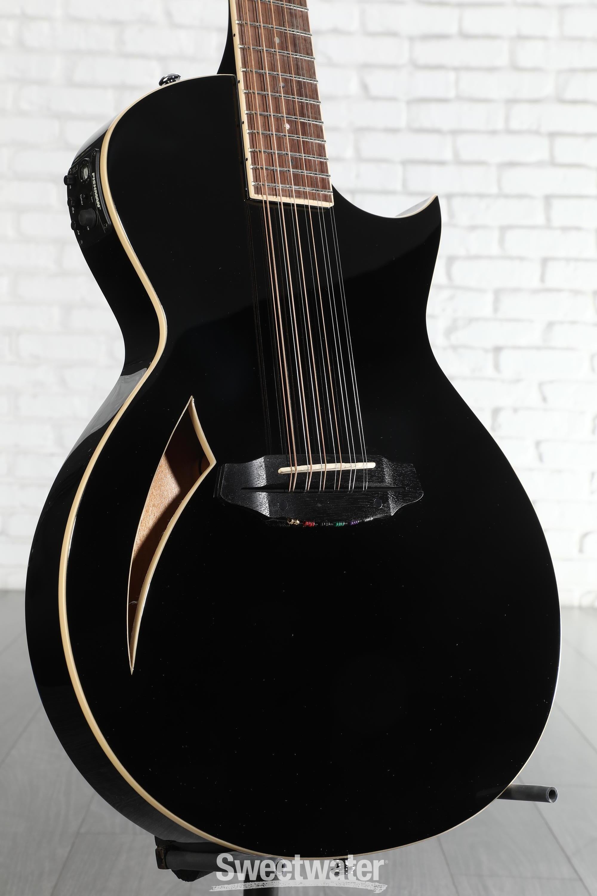 Photo of ESP LTD TL-12 12-string Acoustic-electric Guitar - Black