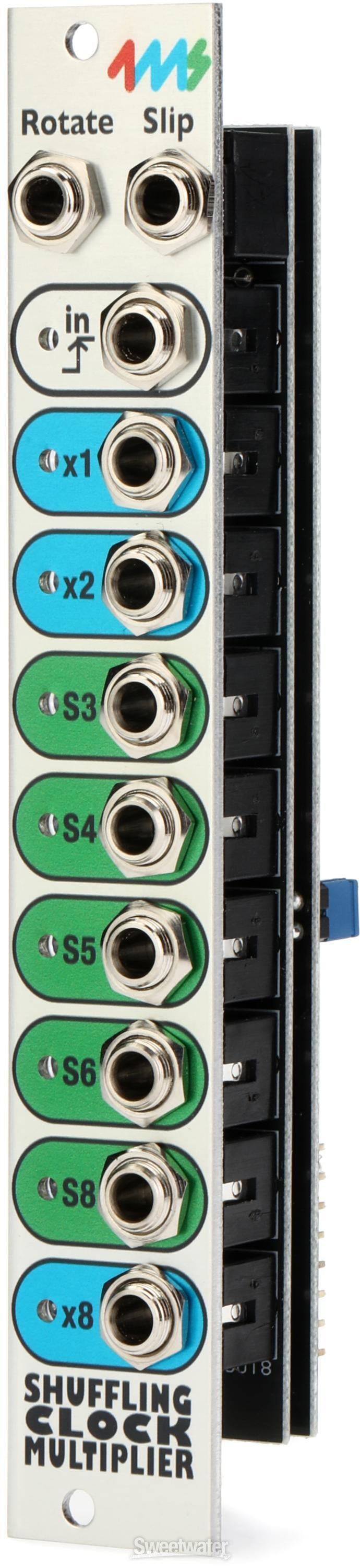 鍵盤楽器 4ms Shuffling Clock Multiplier + (SCM+) 4ms Shuffling Clock Multiplier + (SCM+) — Clockface Modular