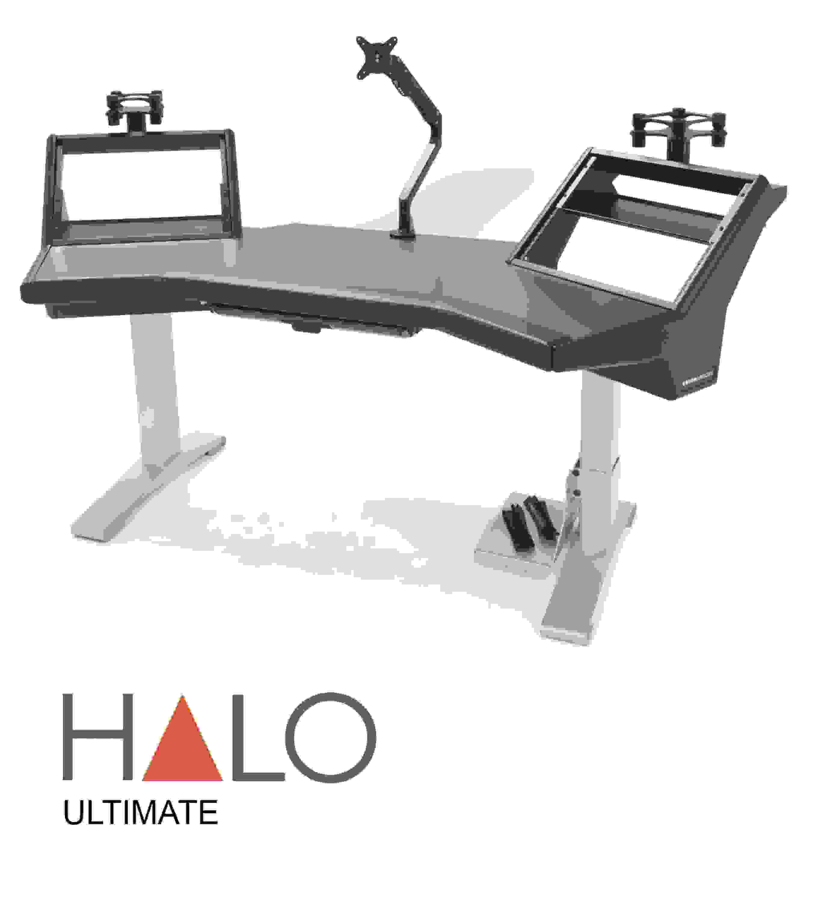 Argosy Halo Ultimate Workstation Desk with Original Hautelink Pattern