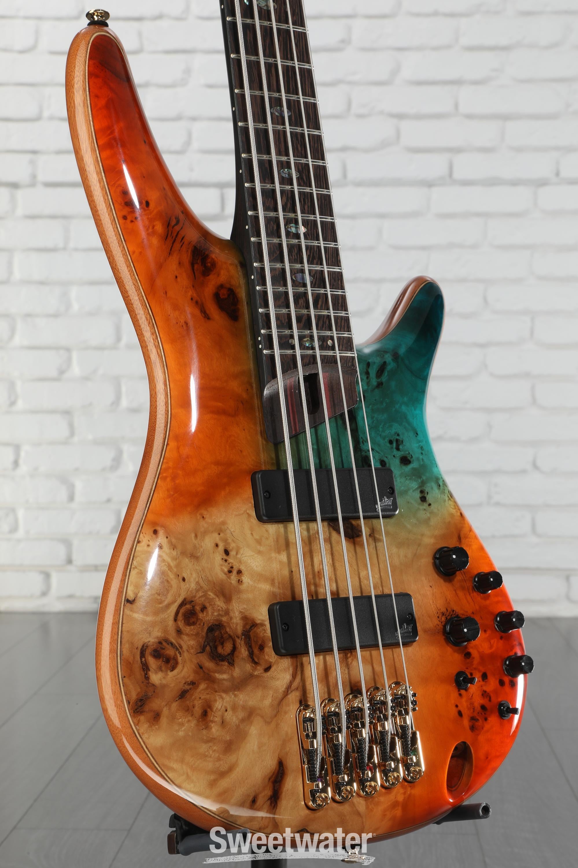 Ibanez Premium SR1605D Bass Guitar - Autumn Sunset Sky | Sweetwater