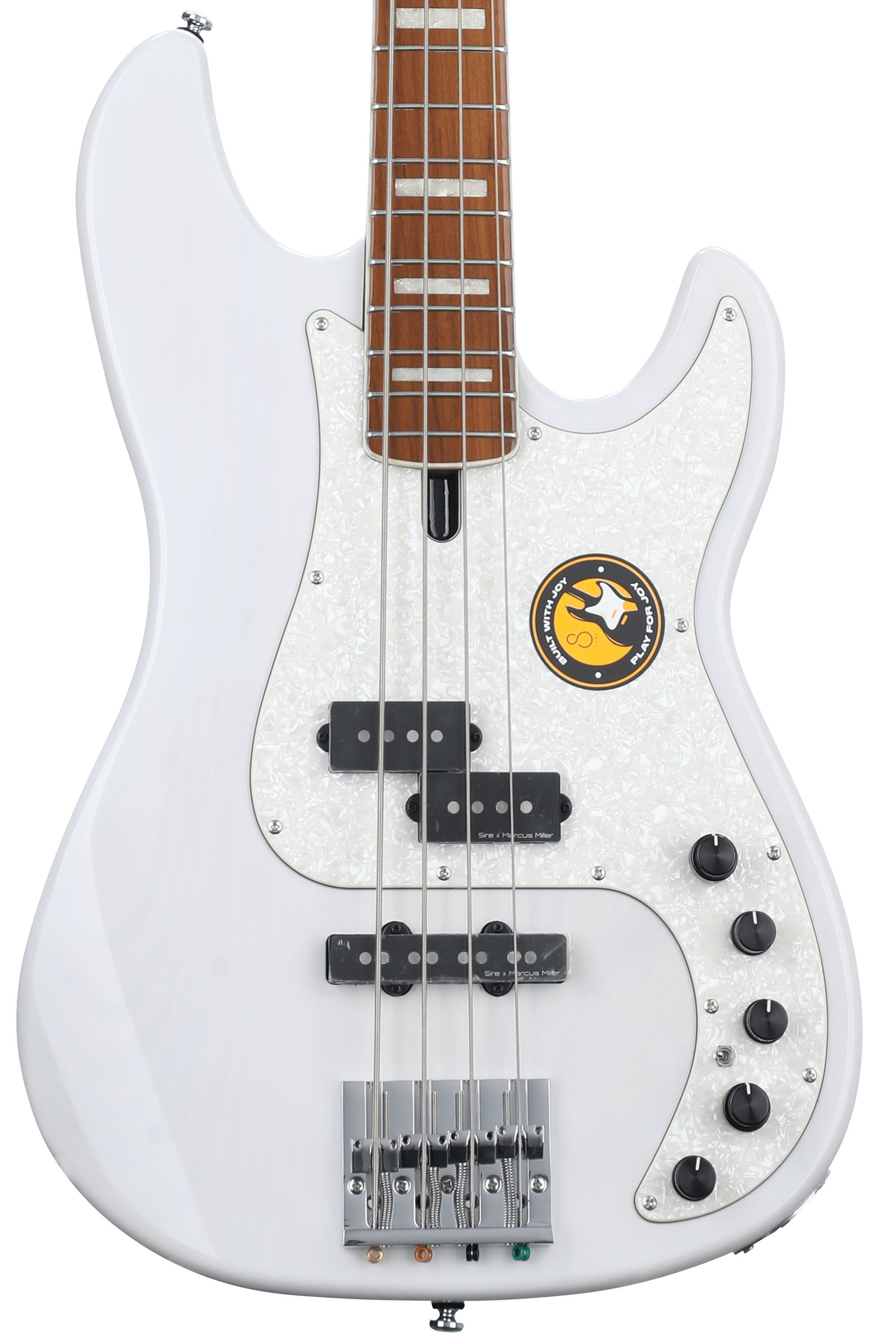 Sire Marcus Miller P8 4-string Bass Guitar - White Blonde | Sweetwater