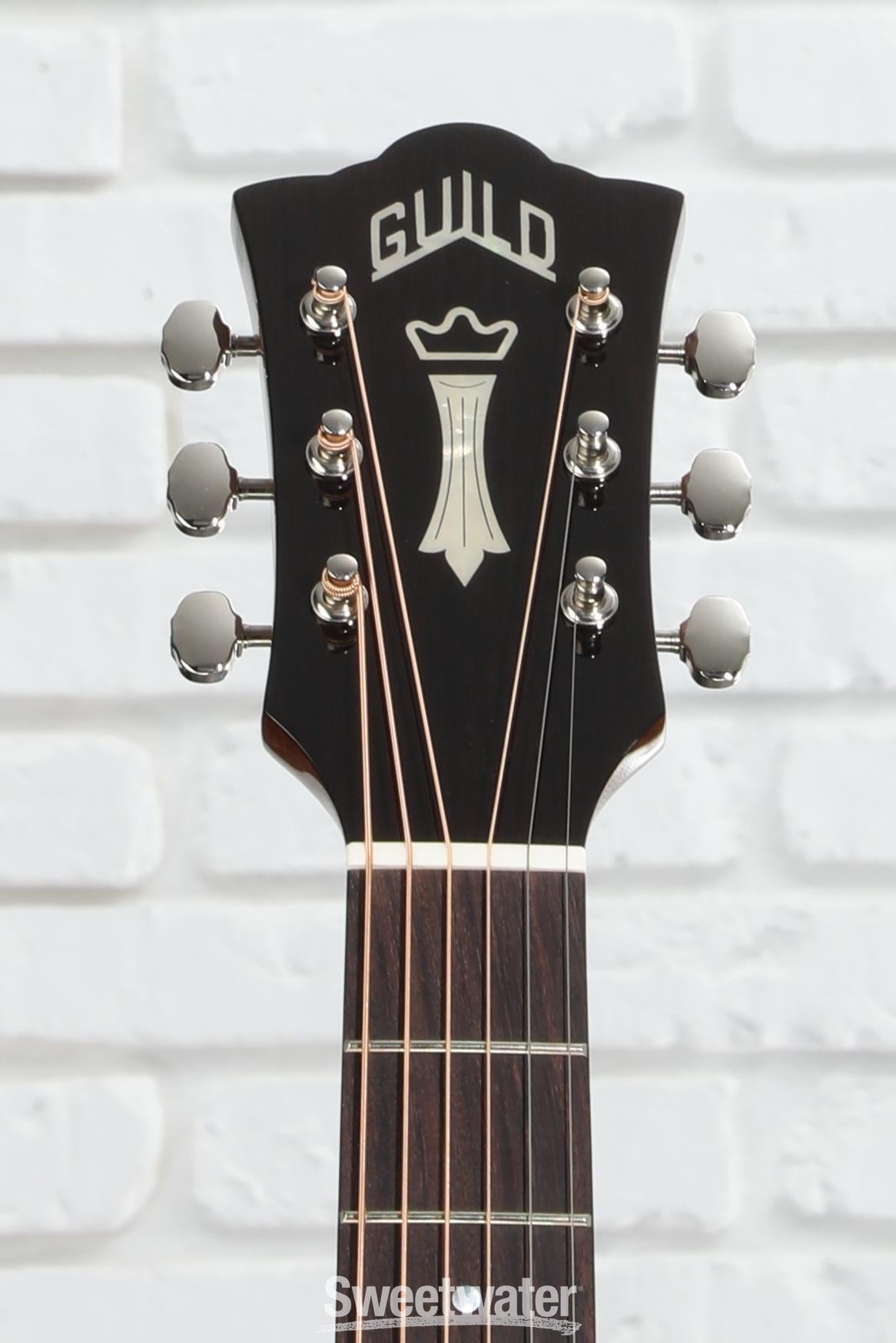 Guild M-120, Concert Acoustic Guitar - Natural | Sweetwater Guild M-120, Concert Acoustic Guitar - Natural | Sweetwater