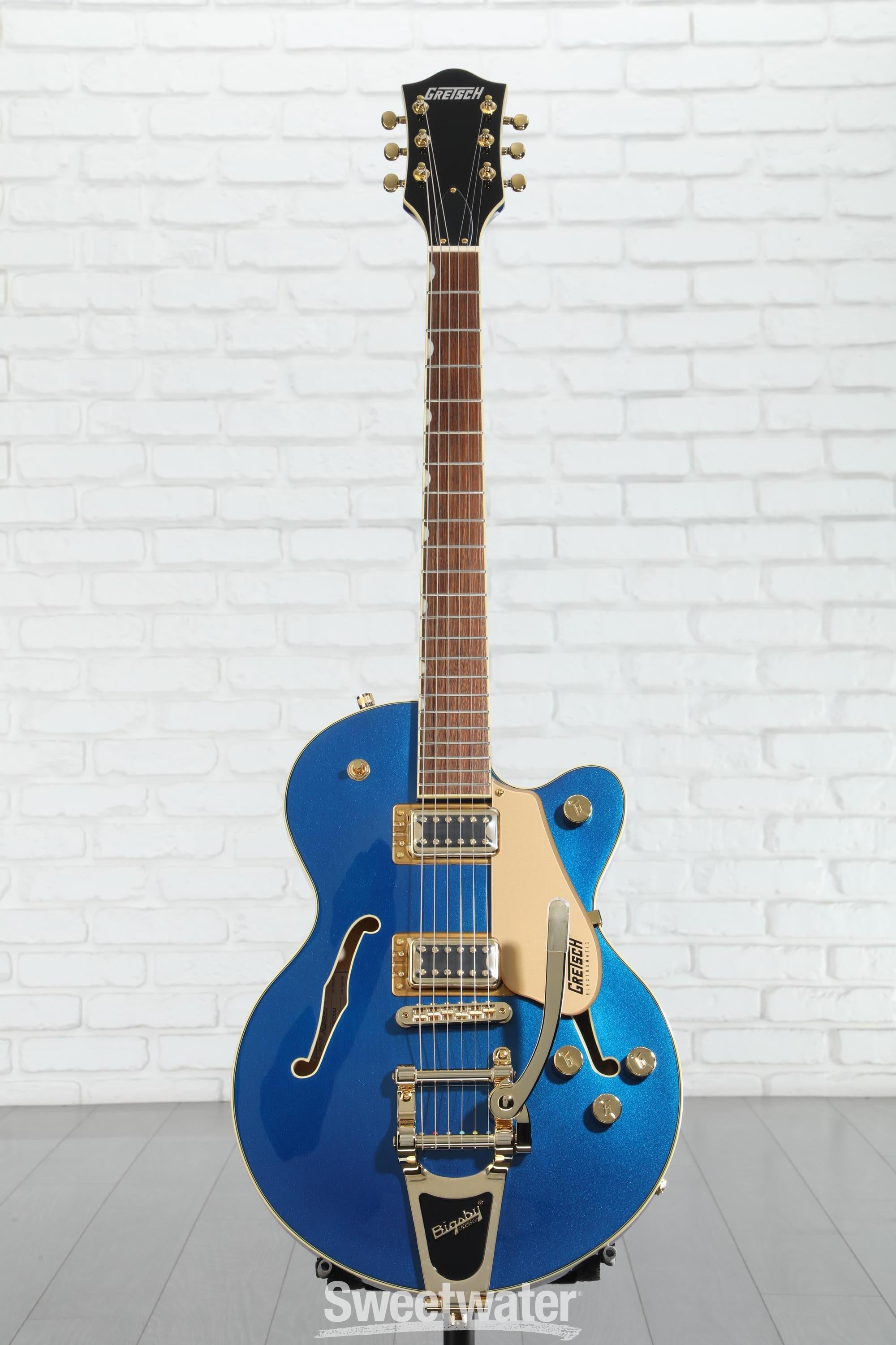 ギター Gretsch / G5655TG Amazon.com: Gretsch G5655TG Electromatic Center Block Jr. - Azure