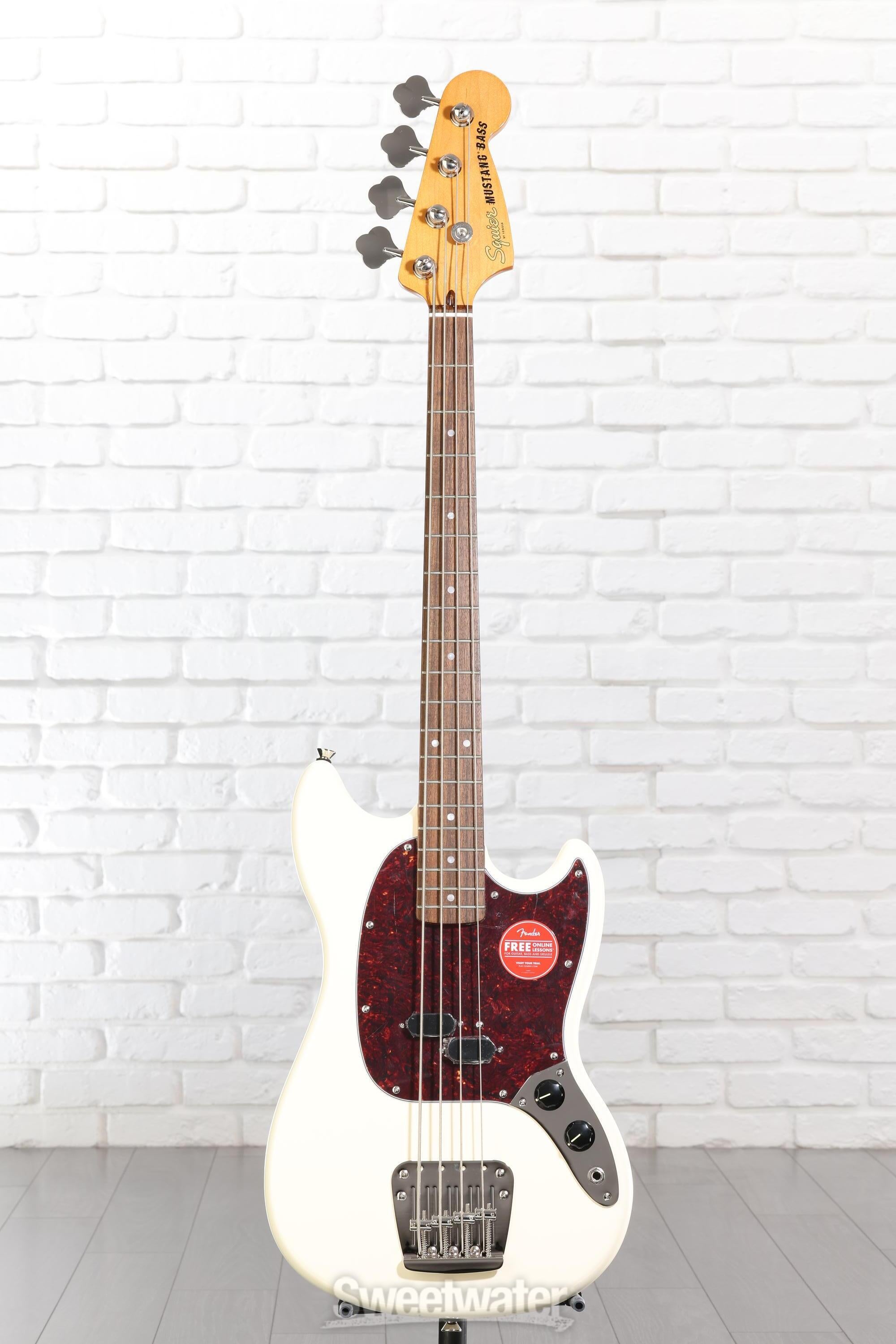 Squier Classic Vibe '60s Mustang Bass - Olympic White | Sweetwater