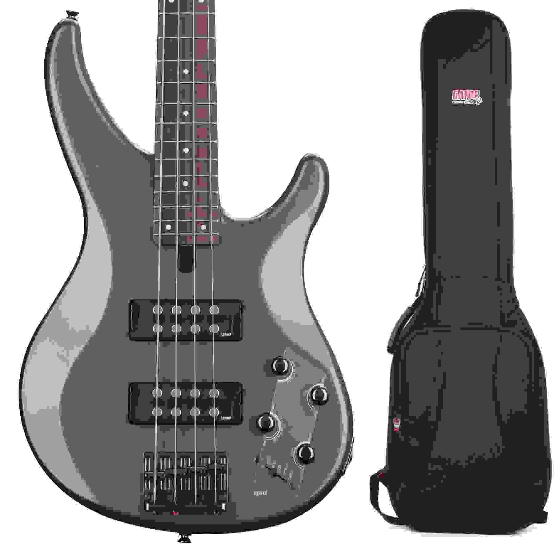 Yamaha TRBX304 Bass Guitar and Gig Bag Bundle - Mist Green | Sweetwater
