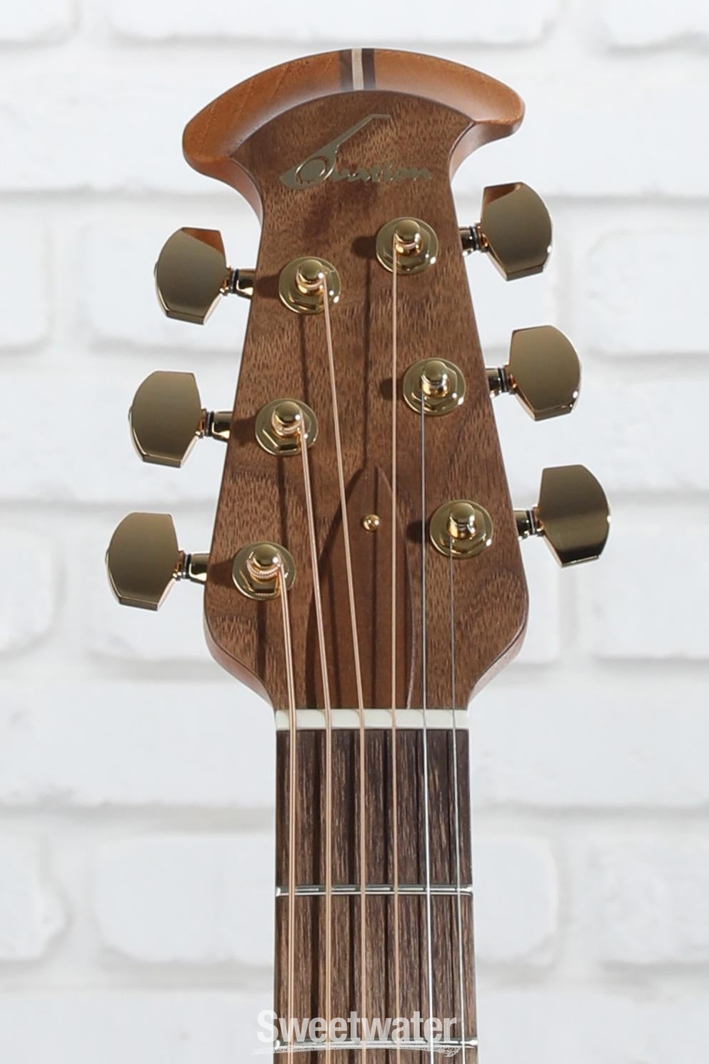 オベーションUSA Elite Ovation USA Elite Deep Cutaway E-Acoustic Guitar - Natural