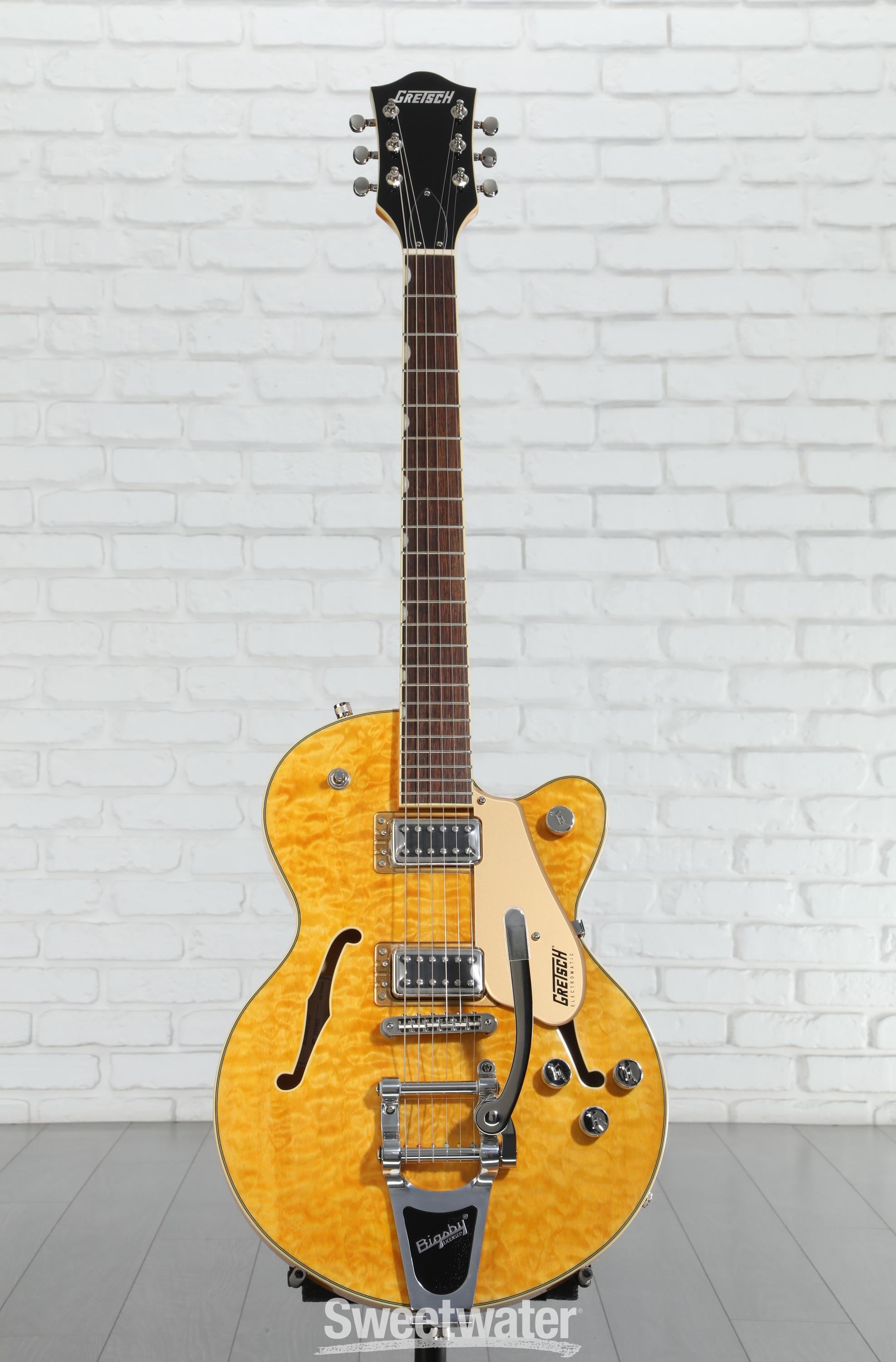 Gretsch G5655T-QM Electromatic Center Block Jr. Quilt Semi