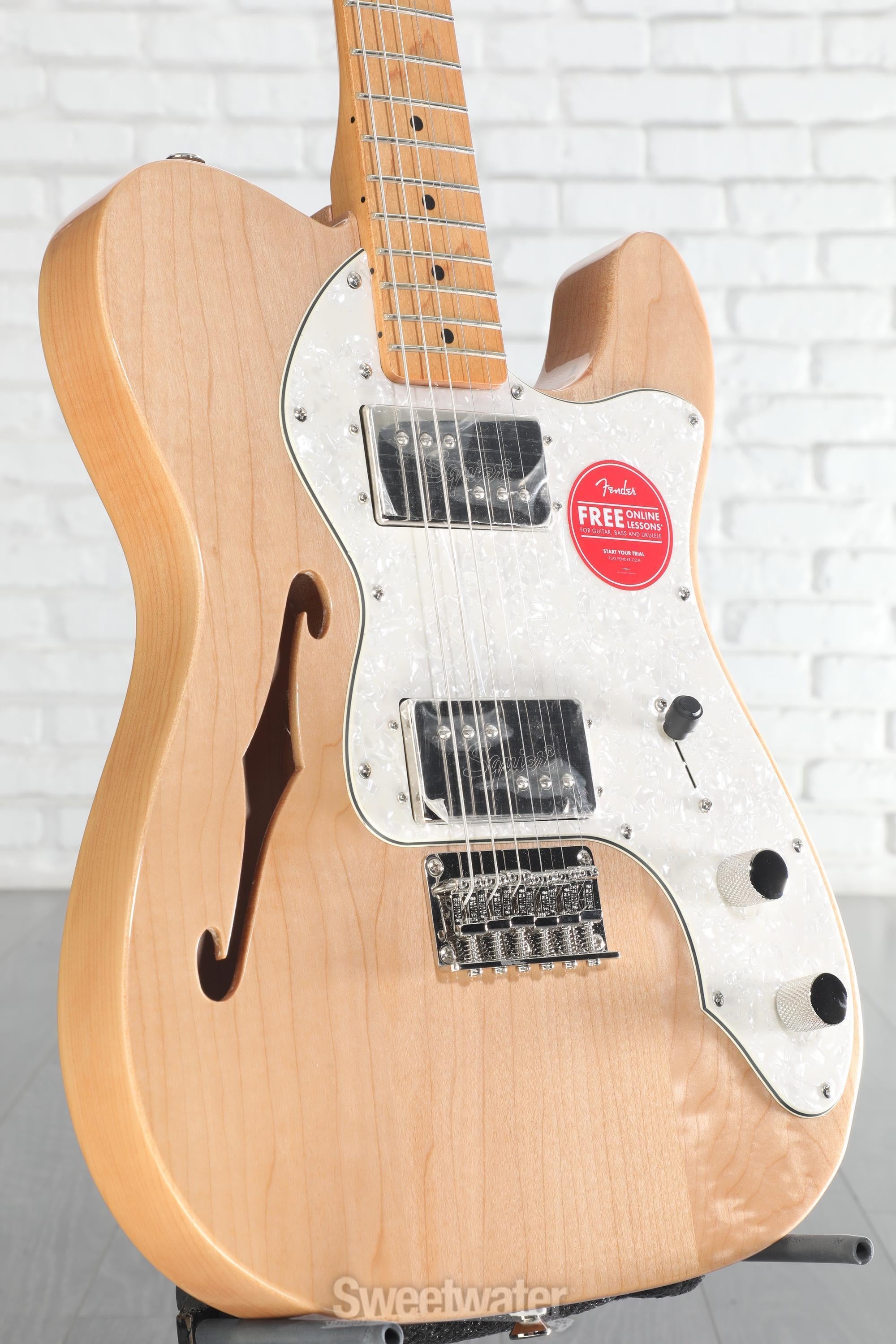 Squier Classic Vibe '70s Telecaster Thinline - Natural | Sweetwater
