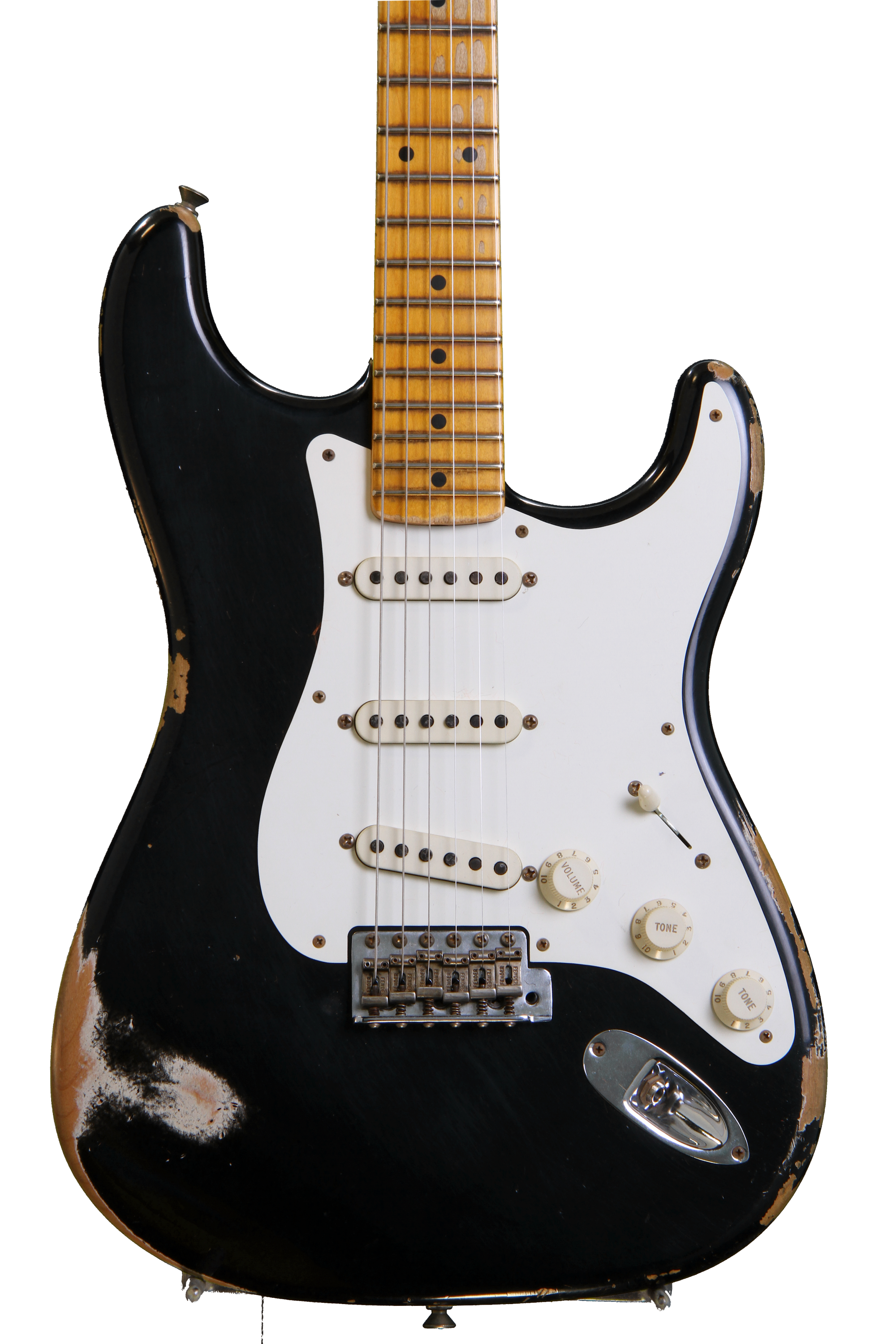 Fender Custom Shop 1956 Heavy Relic Strat - Black Ice | Sweetwater