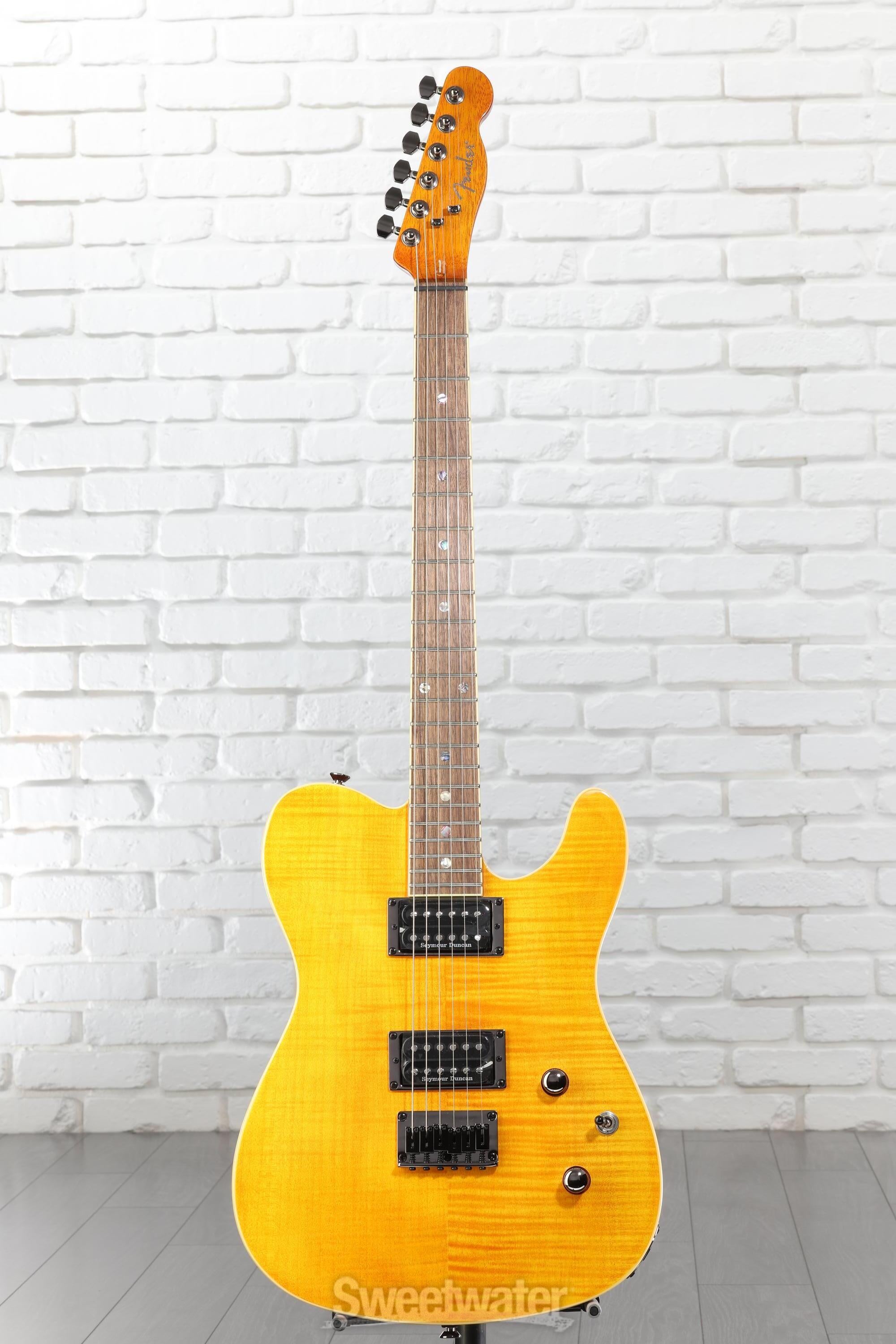 Fender Custom Telecaster FMT HH アンバー Fender Special Edition Custom Telecaster FMT HH - Amber | Sweetwater