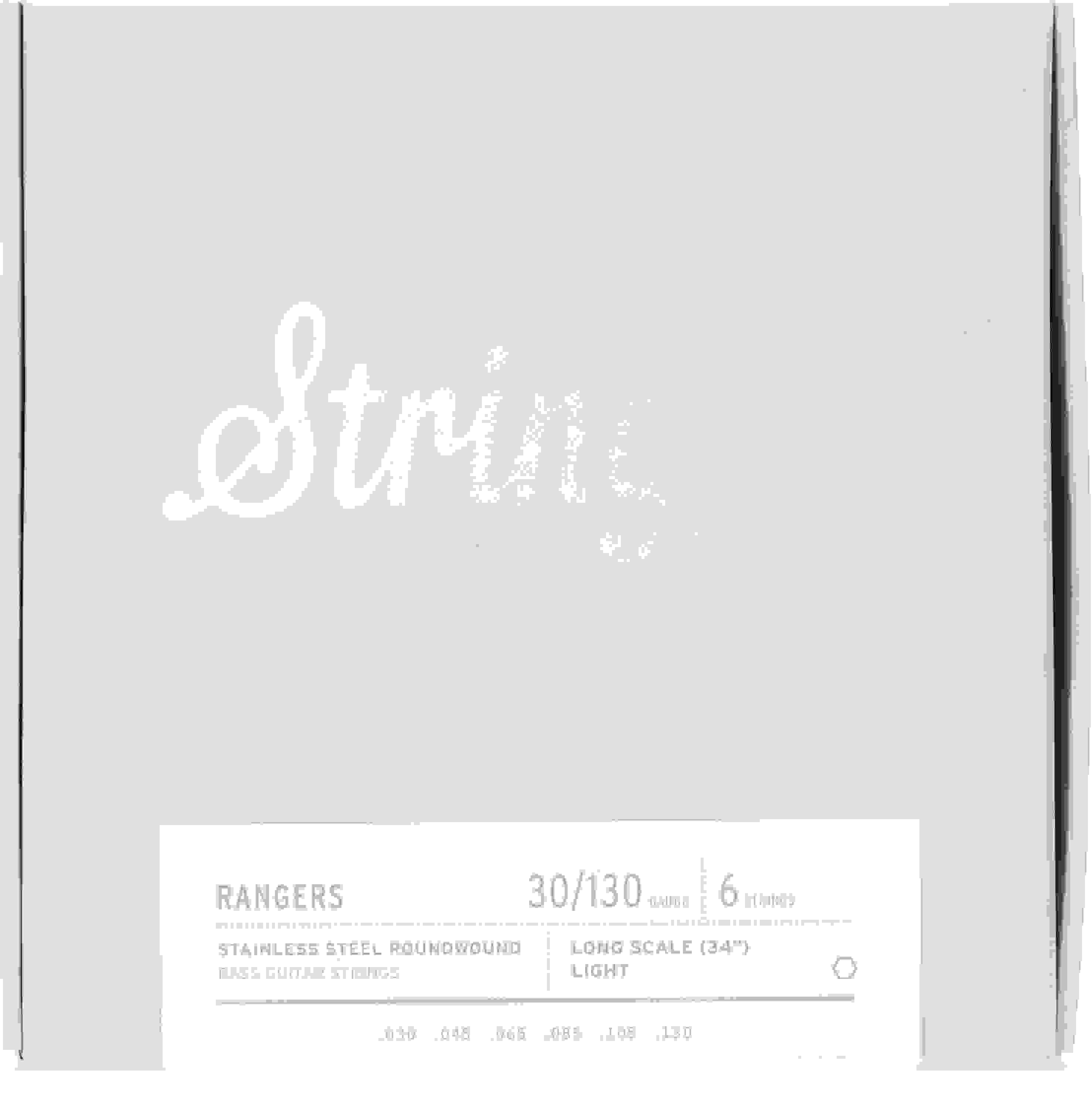 Stringjoy Rangers Stainless Steel Long Scale 6-string Bass Strings ...