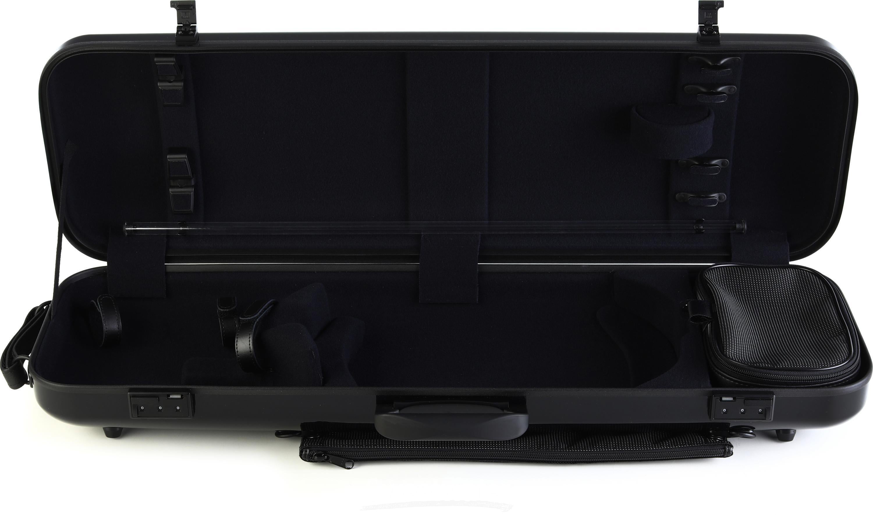 GEWA Air 2.1 Oblong Violin Case - Black, 4/4 Size | Sweetwater
