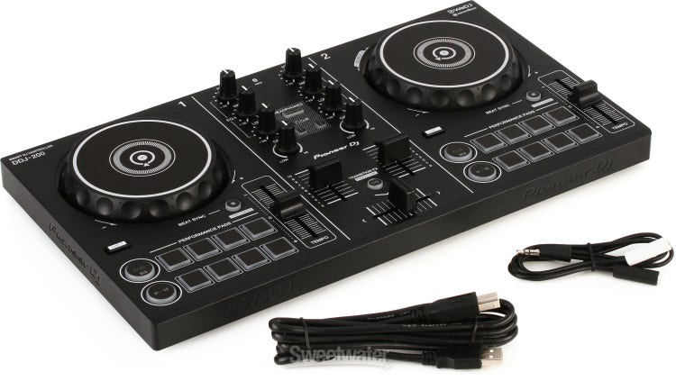 PIONEER DDJ-200 Contrôleur DJ compact 2 voies - Port USB et Bluetooth - La  Poste