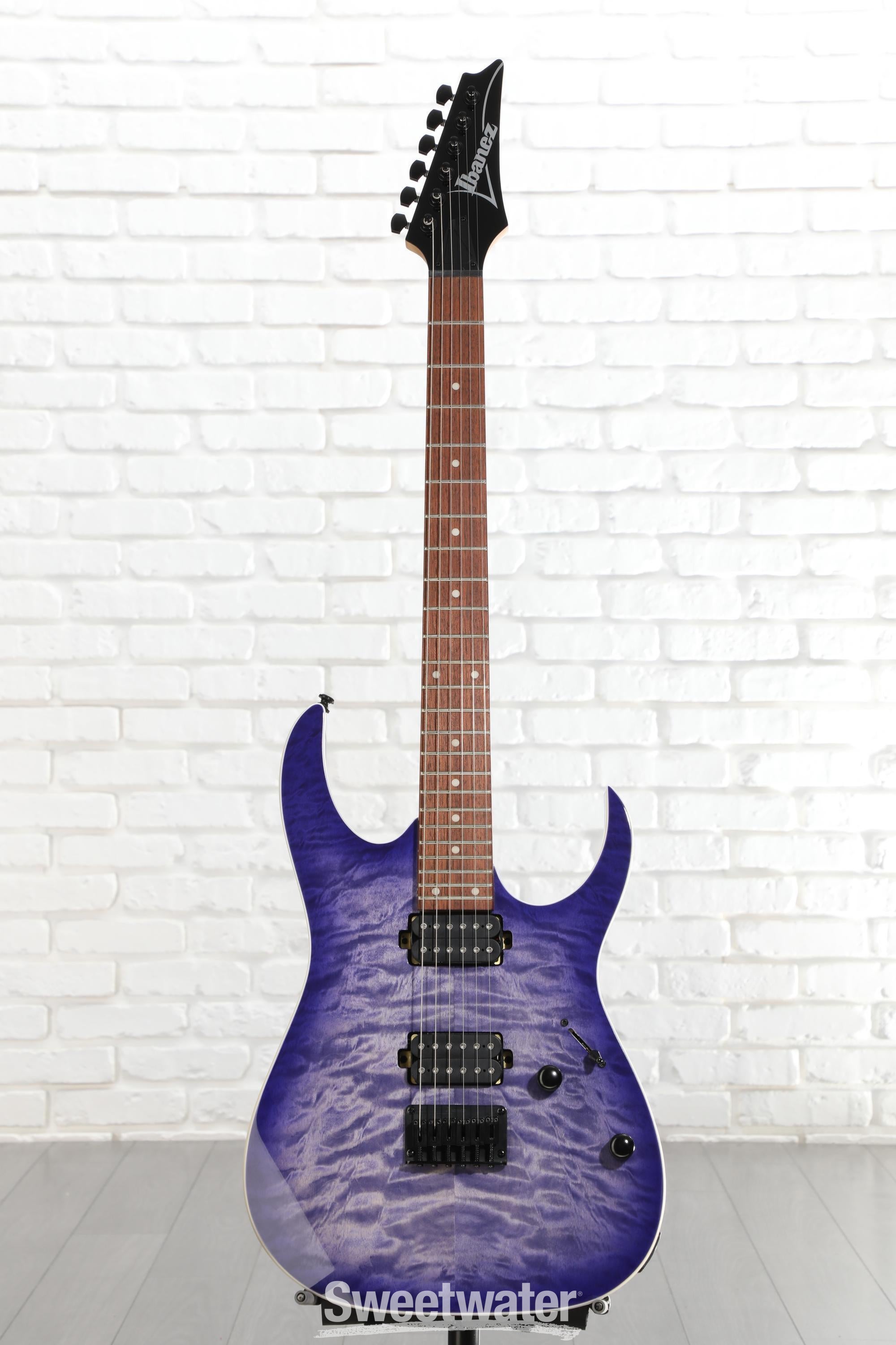 Ibanez RG421QM Electric Guitar - Cerulean Blue Burst | Sweetwater