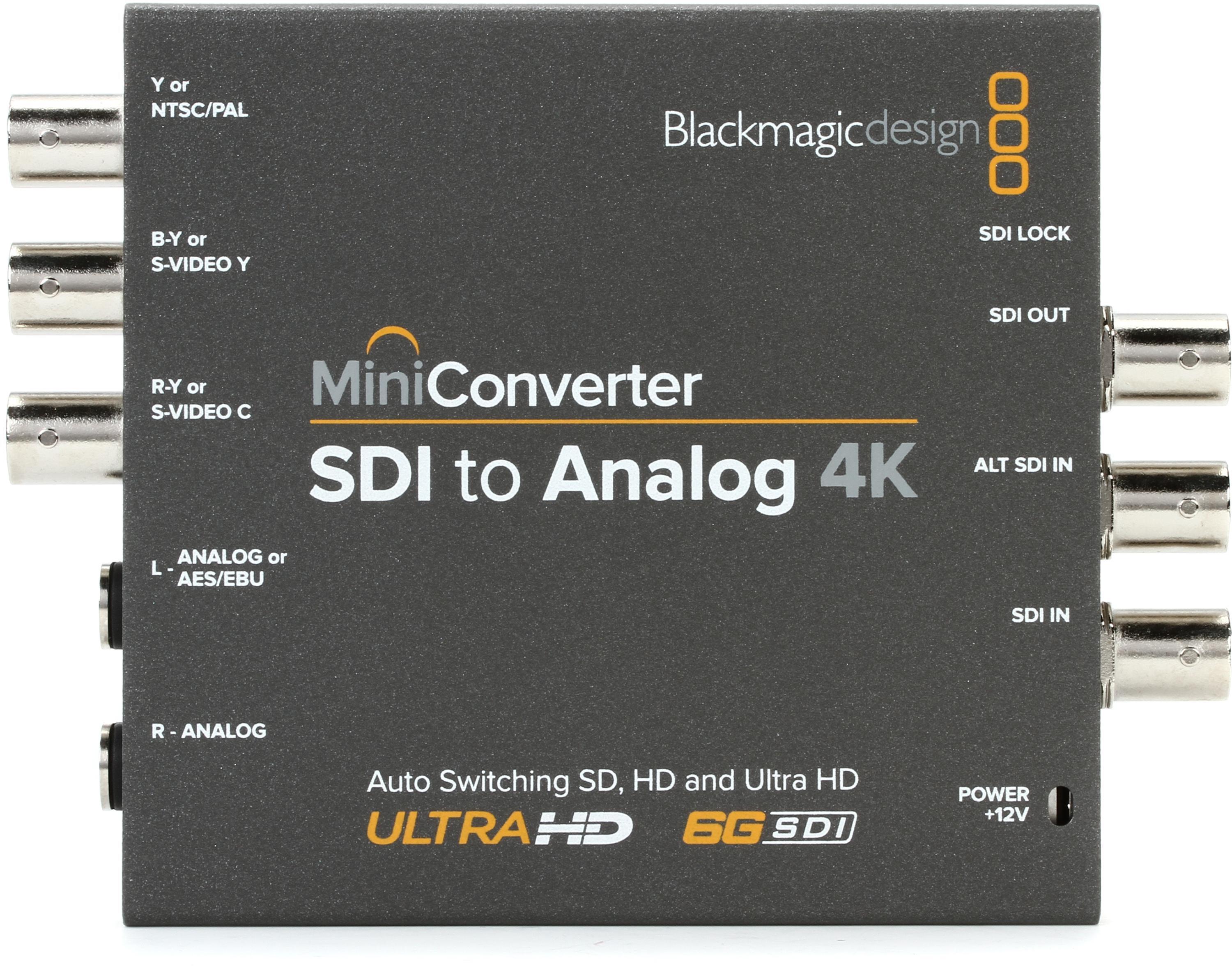Blackmagic Design Mini Converter - SDI to Analog 4K | Sweetwater