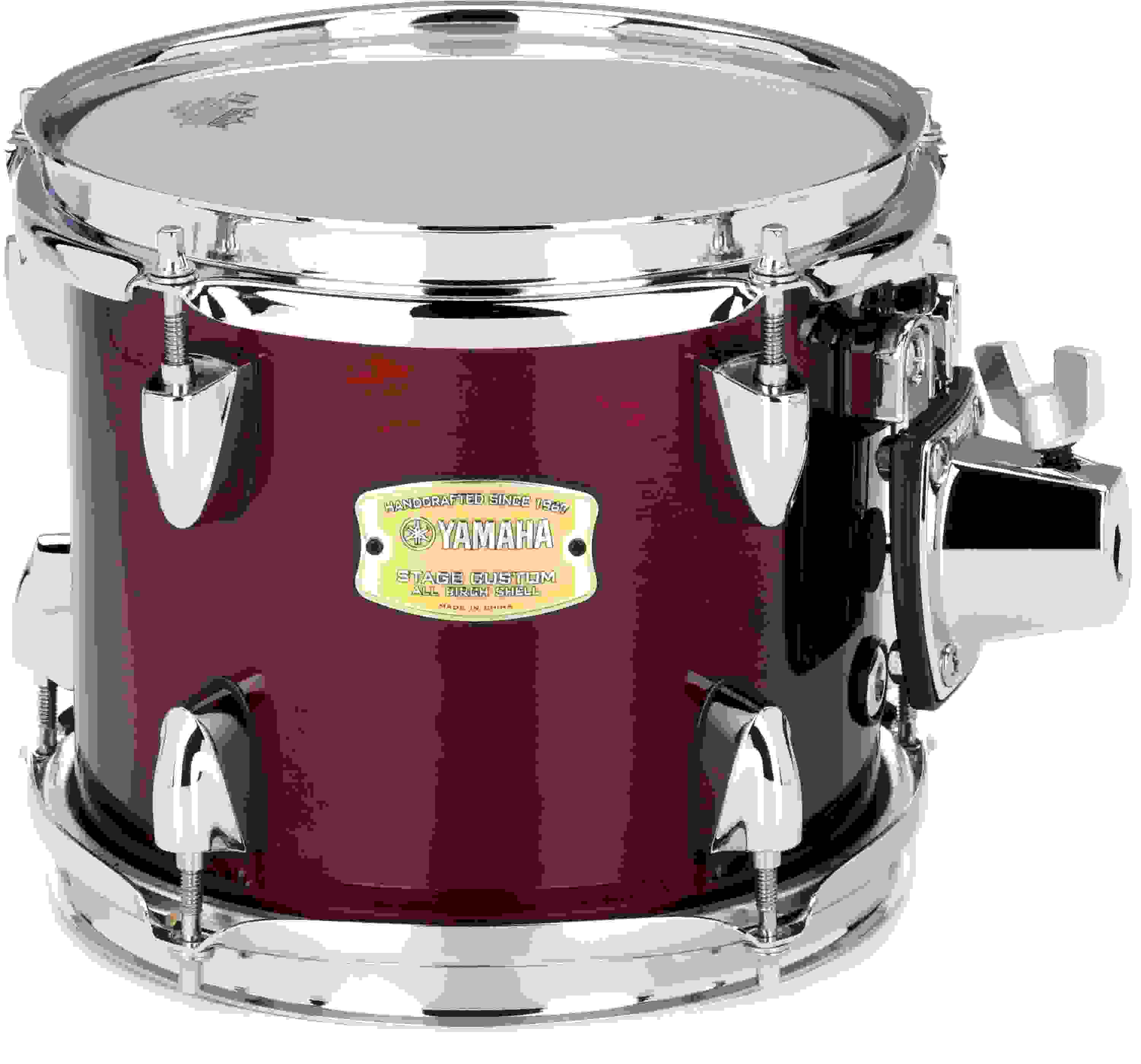 Yamaha SBT-0807 Stage Custom Birch 7 x 8 inch Mounted Tom - Cranberry Red