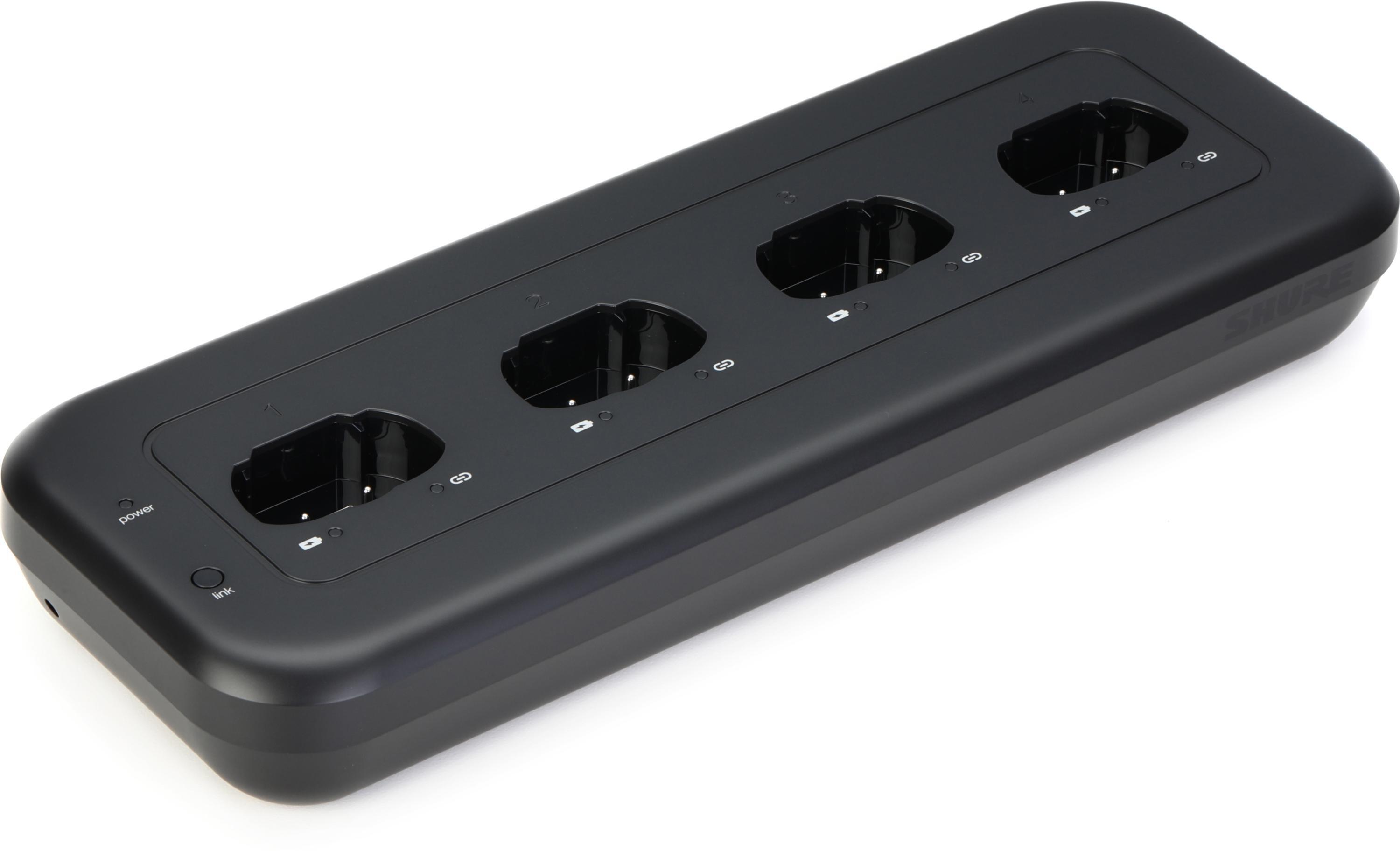 Shure MXWNDX4 Networked Charging Station | Sweetwater
