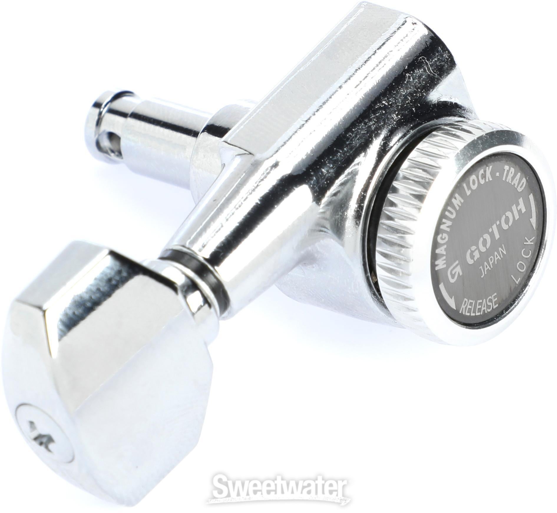 Gotoh SG381-07 MG-T Locking Tuners - 3+3, Chrome | Sweetwater Gotoh SG381-07 MG-T Locking Tuners - 3+3, Chrome | Sweetwater
