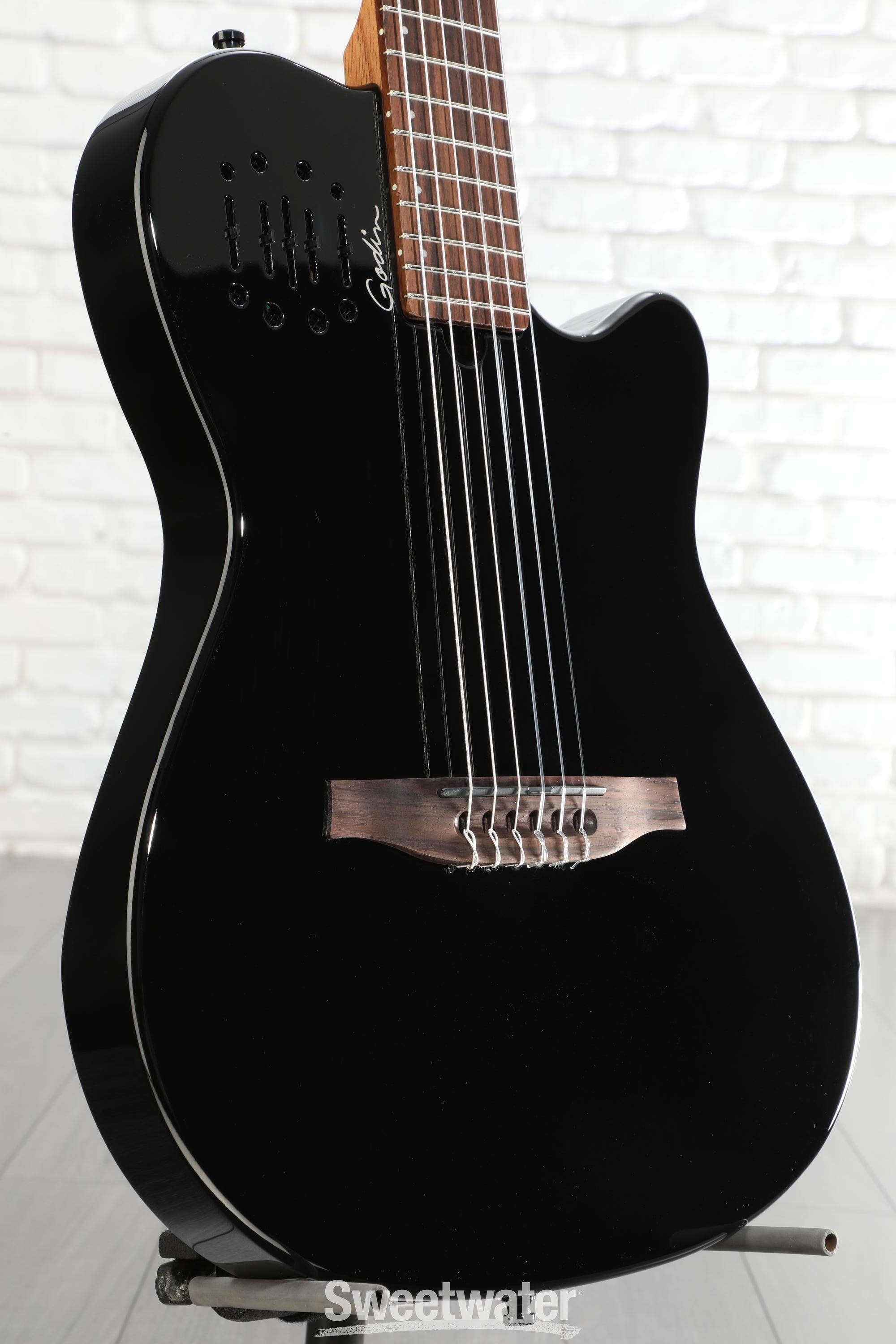 Godin Multiac Mundial Nylon Acoustic-electric Guitar - Onyx Black