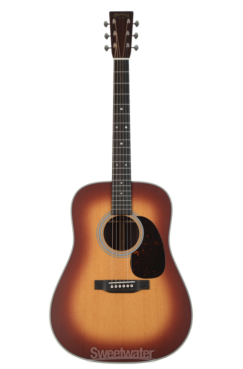 【2023年製/USA】Martin D-28 Satin Amburburst Martin D-28 Satin Acoustic Guitar - Amberburst (2024) | Sweetwater