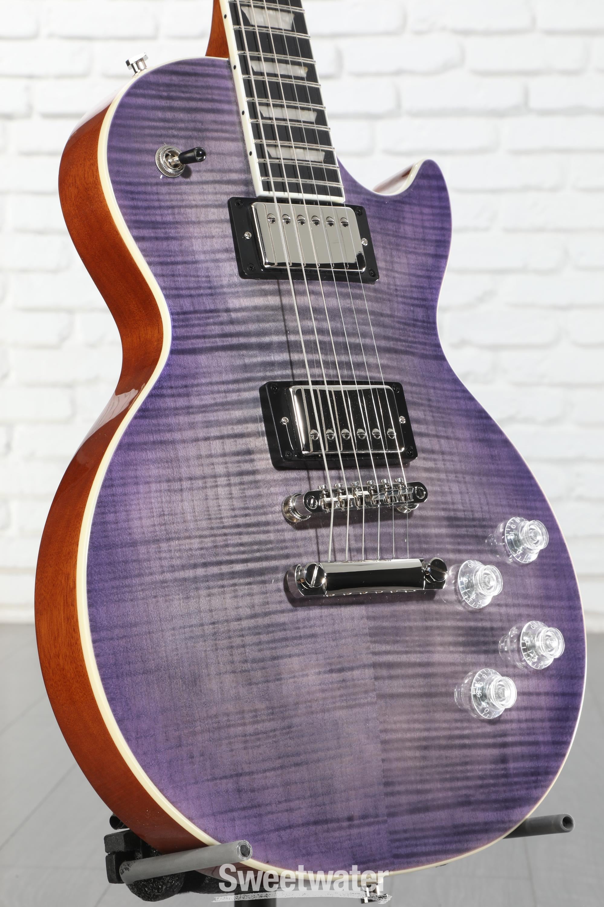 Epiphone Les Paul Modern Figured Electric Guitar - Purple