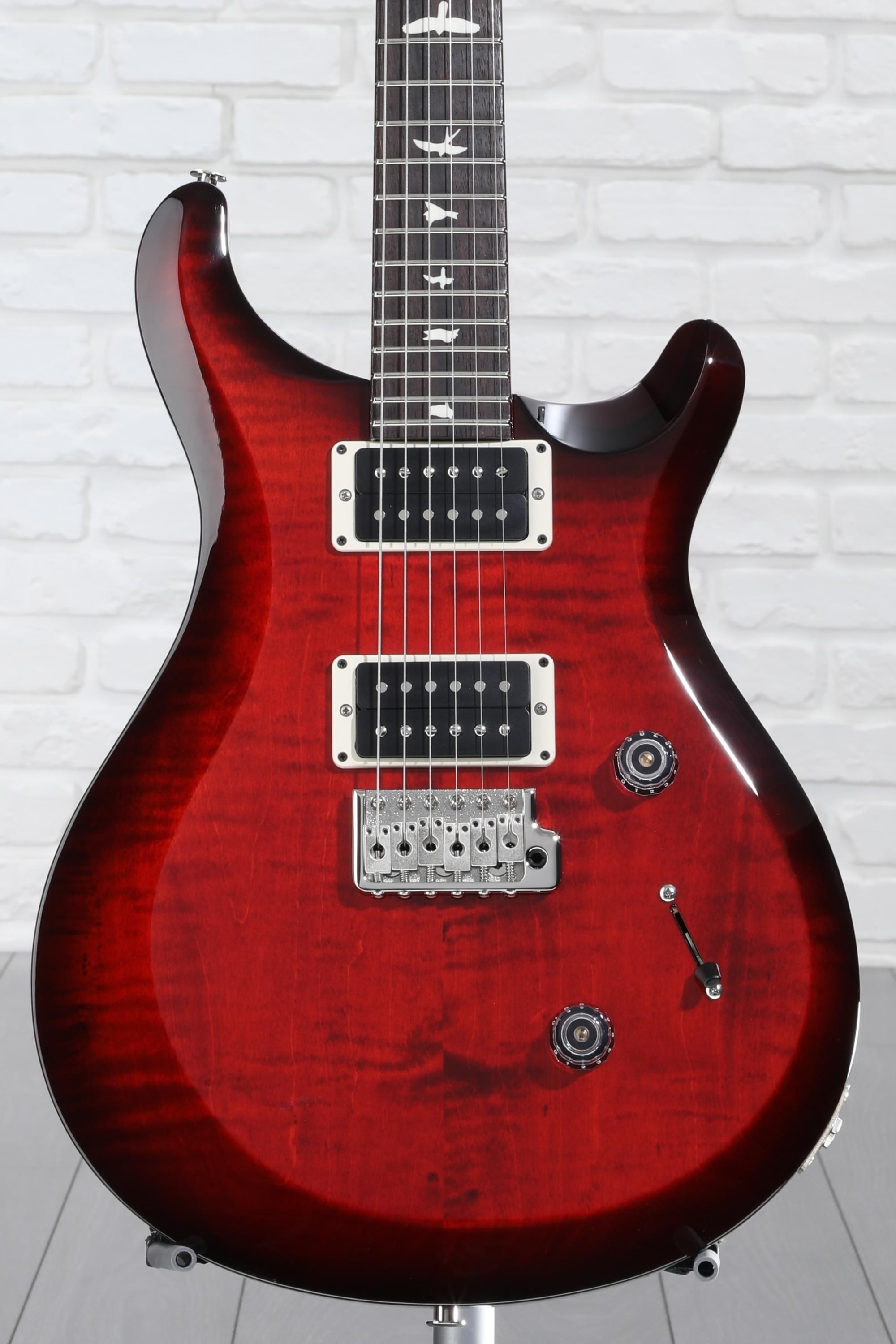 世界の PRS S2 Custom 24 Electric Guitar - Fire Red Burst | Sweetwater ギター