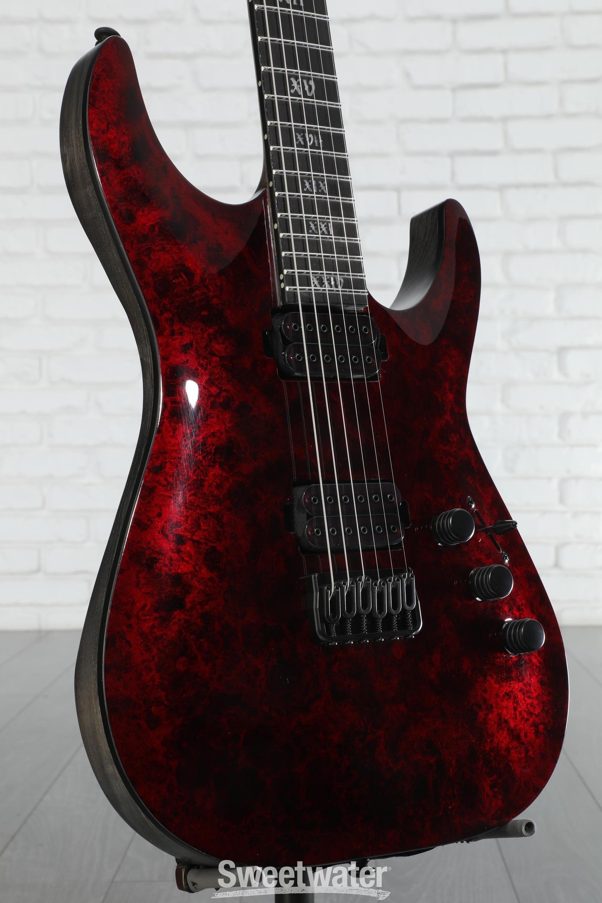 Schecter C-1 Apocalypse Electric Guitar - Red Reign | Sweetwater