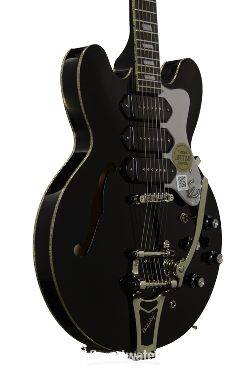 Epiphone Riviera Custom P93 LTD - Black Royale