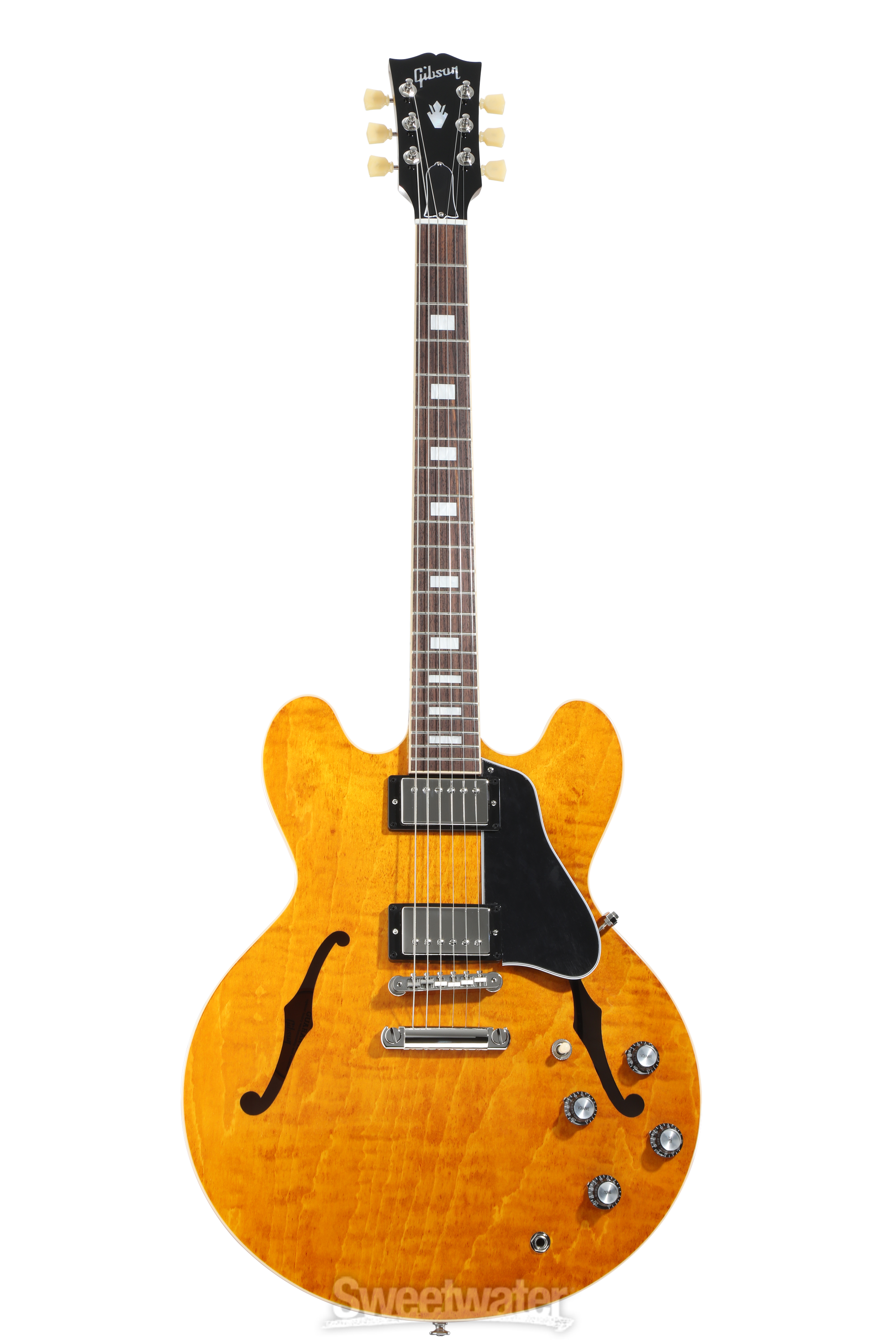 Gibson ES-335 Figured Semi-hollowbody Electric Guitar - Honey Amber
