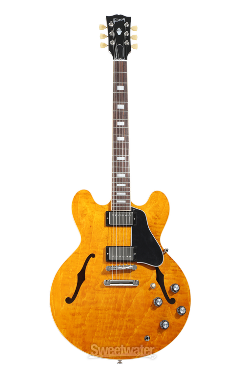 Gibson ES-335 Figured Semi-hollowbody Electric Guitar - Honey Amber